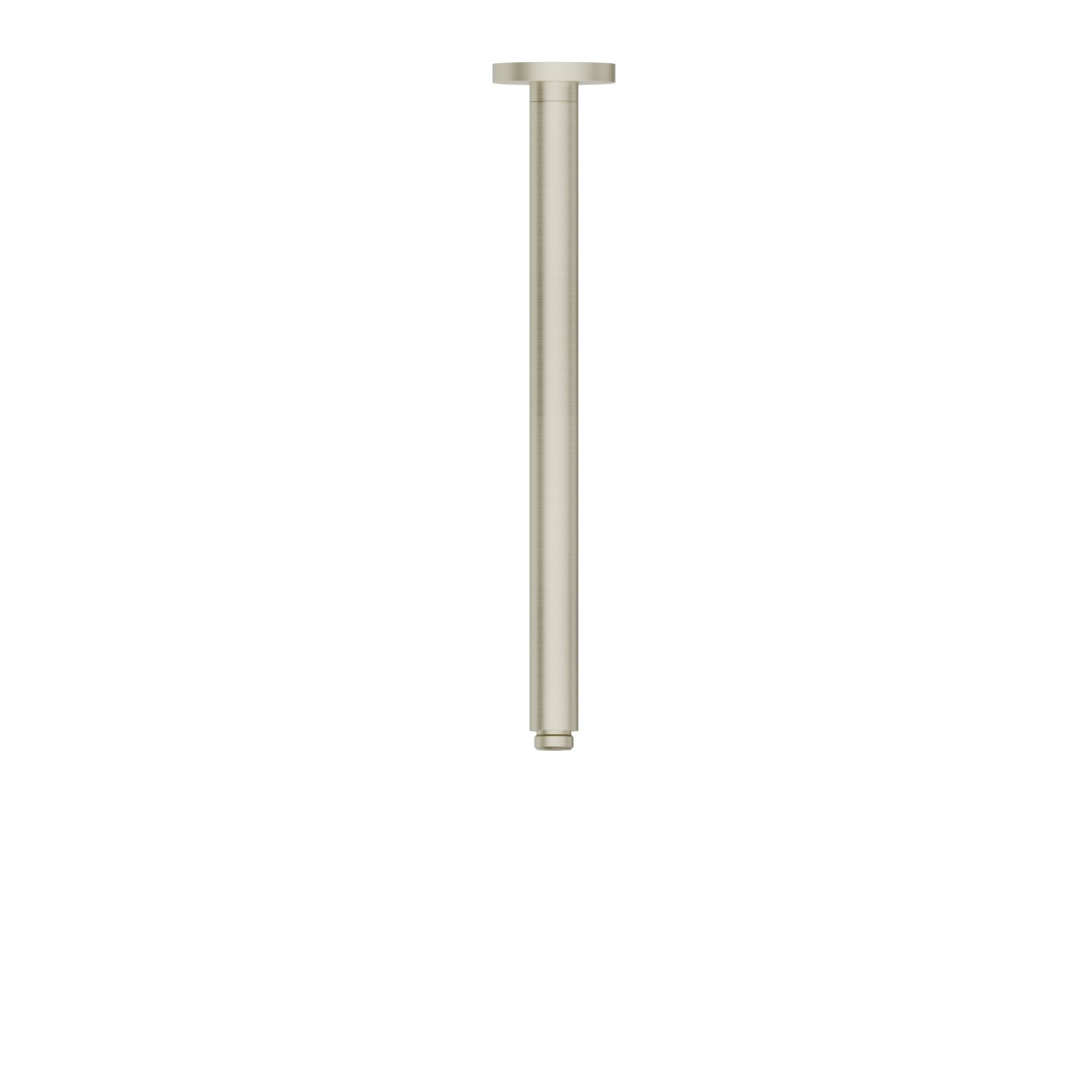 Braccio soffione a soffitto, tondo, in ottone. L=350 mm. LUXURY. - finitura PVD Brushed Pale Gold