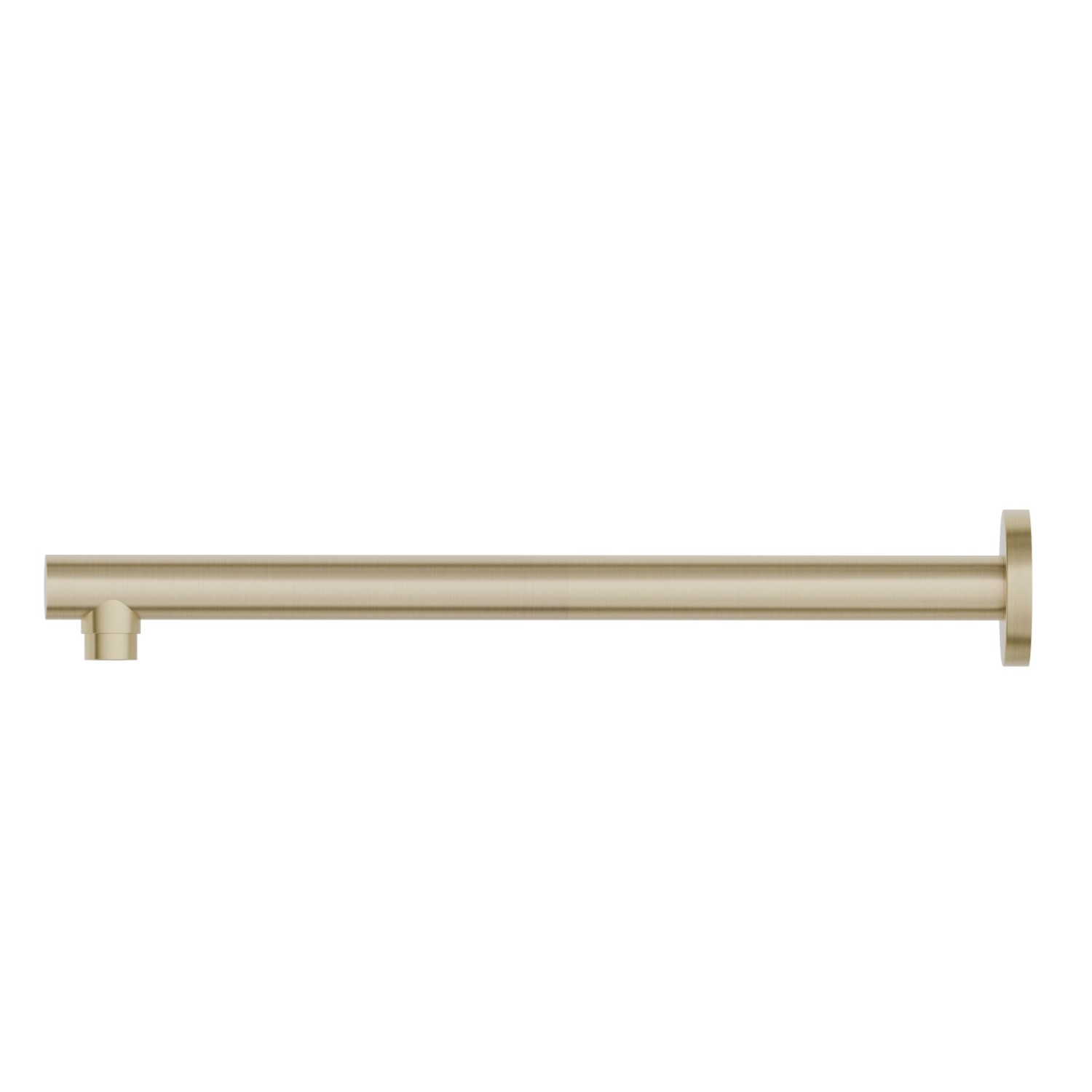 Wandmontierter Duschkopfarm aus Edelstahl. L=350 mm - oberfläche PVD  Gold gebürstet