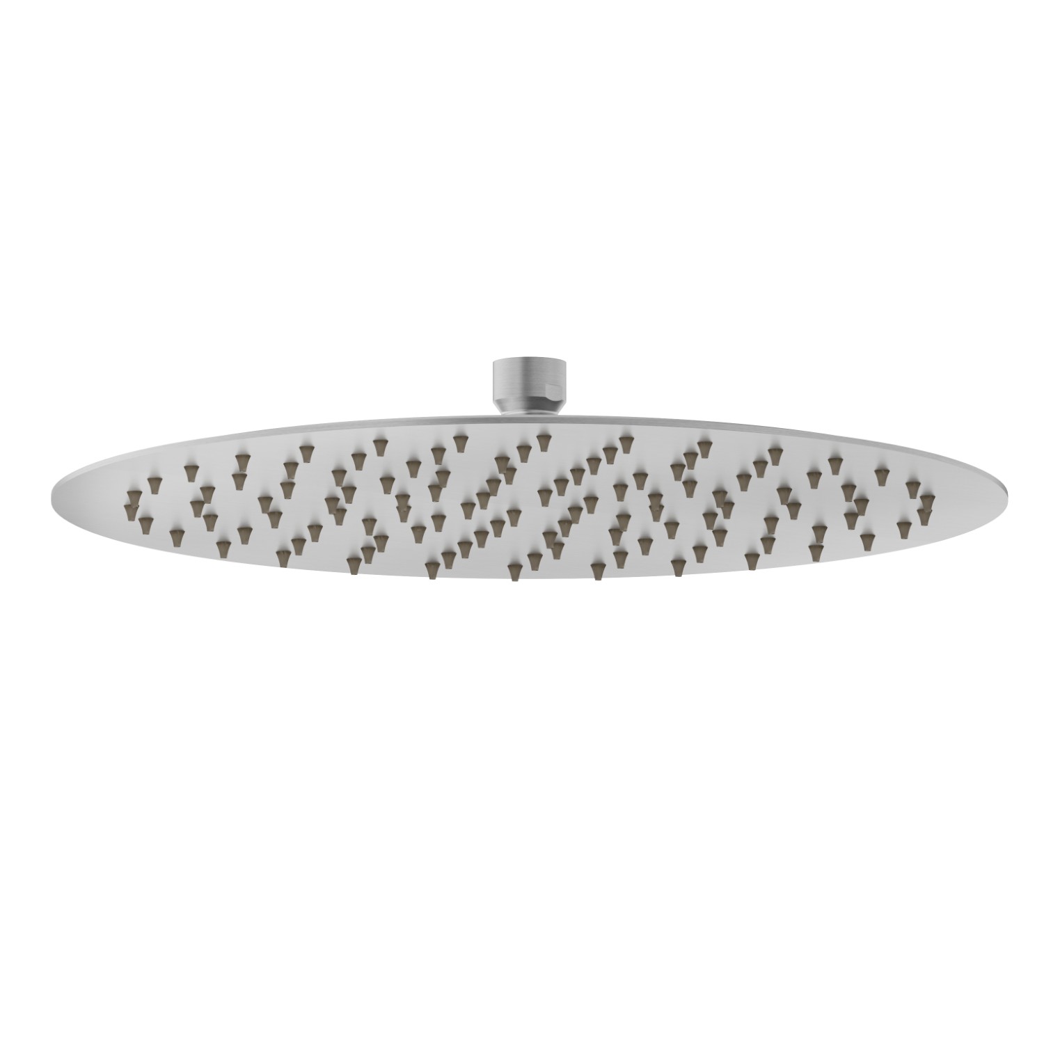 Round head shower with raining jet. H. 2 mm. ø 300 mm - finish Stainless Steel