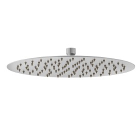 Round head shower with raining jet. H. 2 mm. ø 300 mm - finish Stainless Steel
