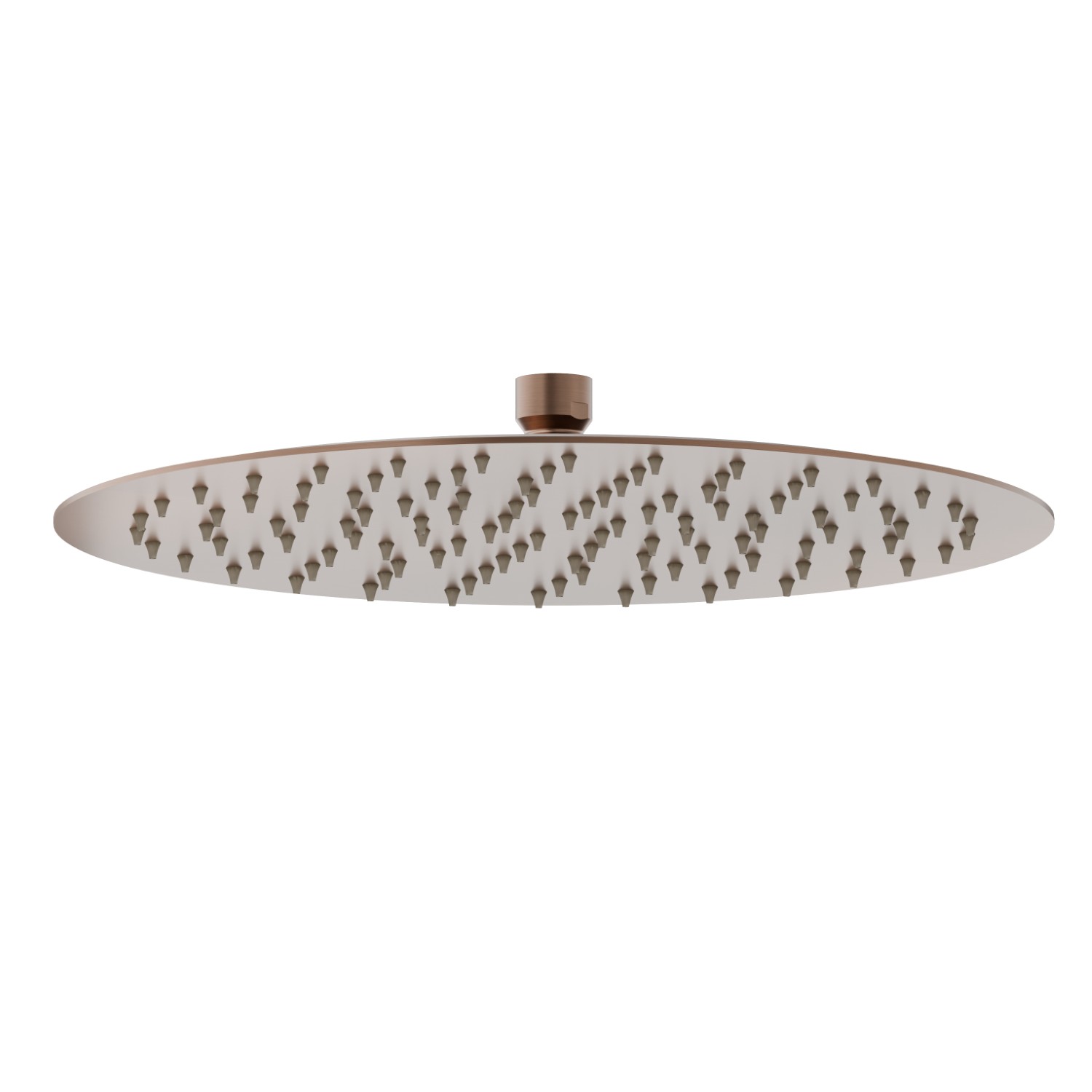 Rundkopfbrause mit Regenstrahl. H. 2 mm. ø 300 mm - oberfläche PVD  Copper Bronze gebürstet
