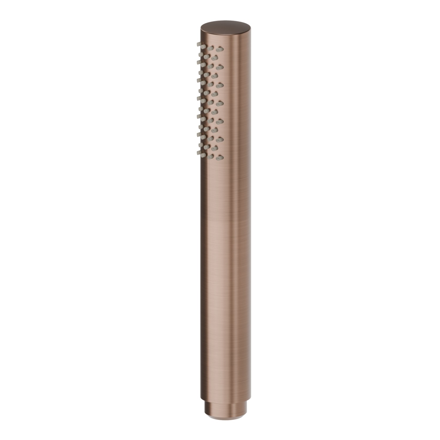 Doccetta monogetto in acciaio inox. - finitura PVD Brushed Copper Bronze