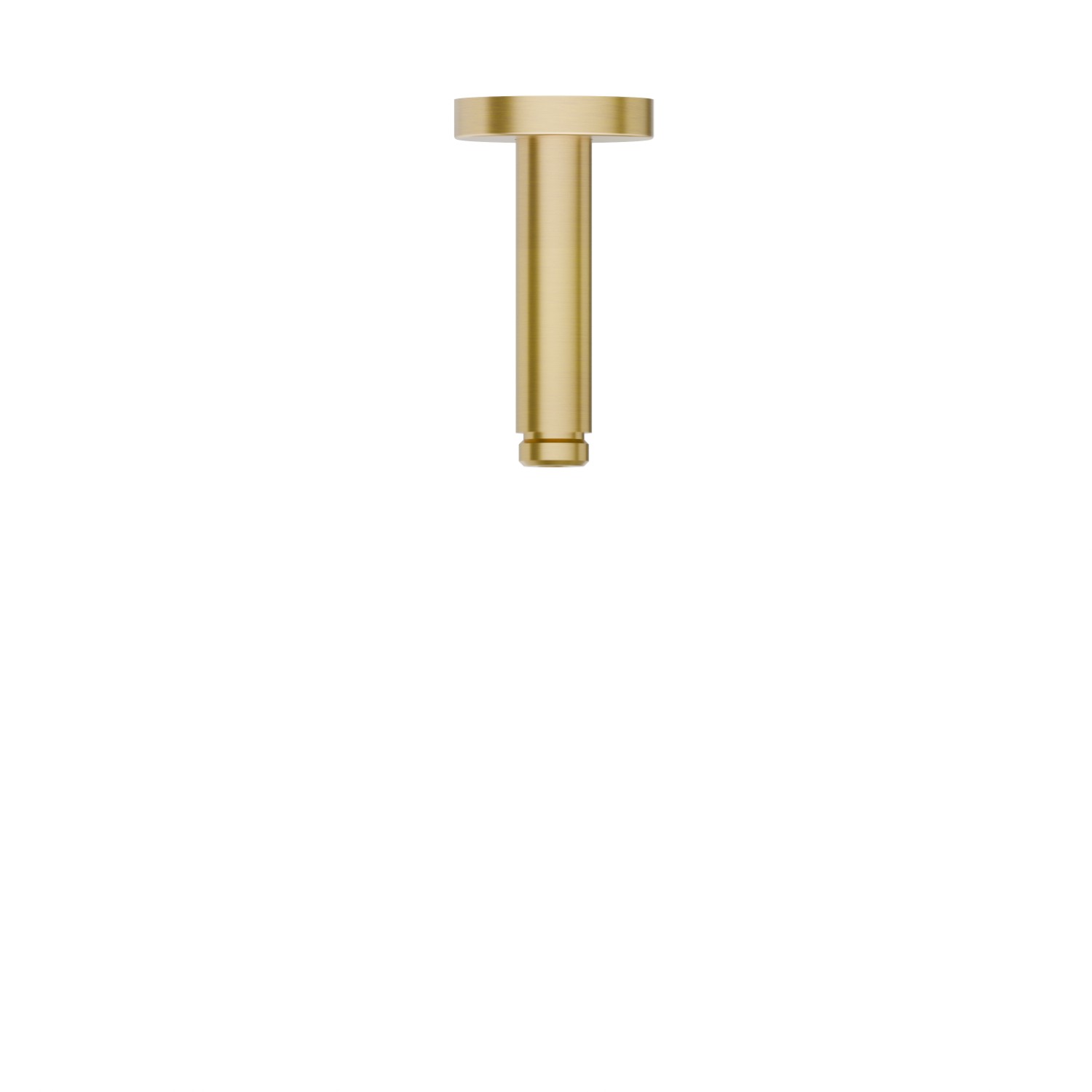 Braccio soffione a soffitto, in acciaio inox. - finitura PVD Brushed Gold