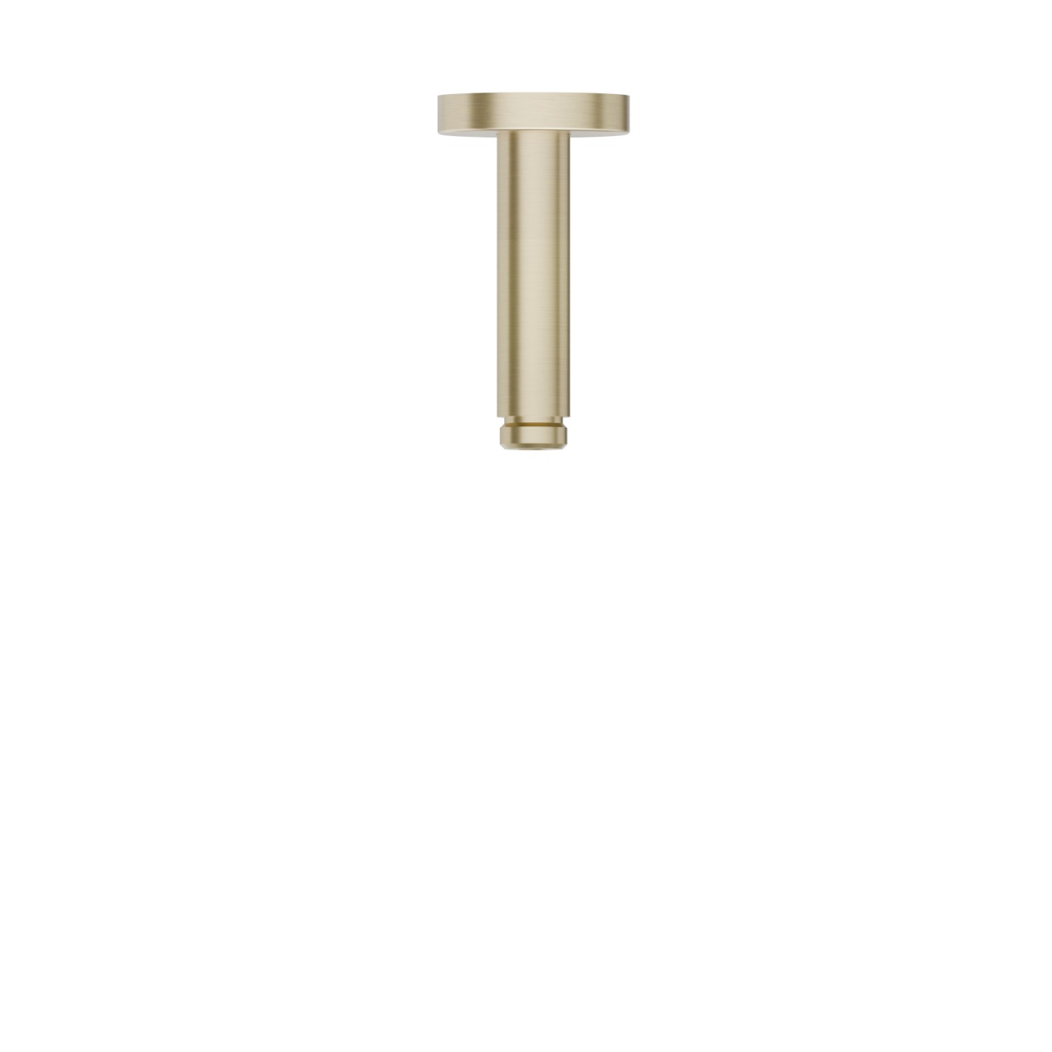 Bras ciel de pluie au plafond, en acier inox - finition PVD Brushed Pale Gold