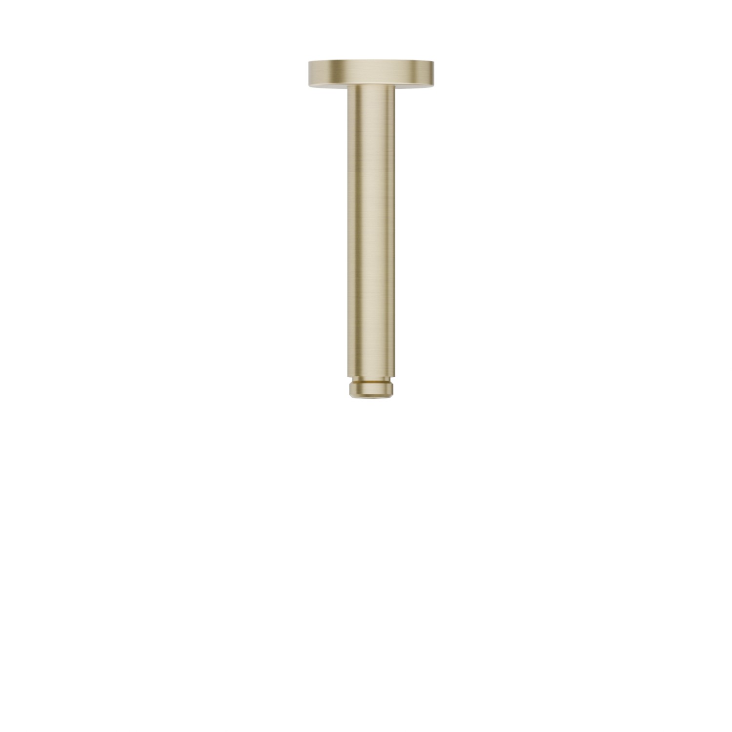 Bras ciel de pluie au plafond, en acier inox - finition PVD Brushed Pale Gold