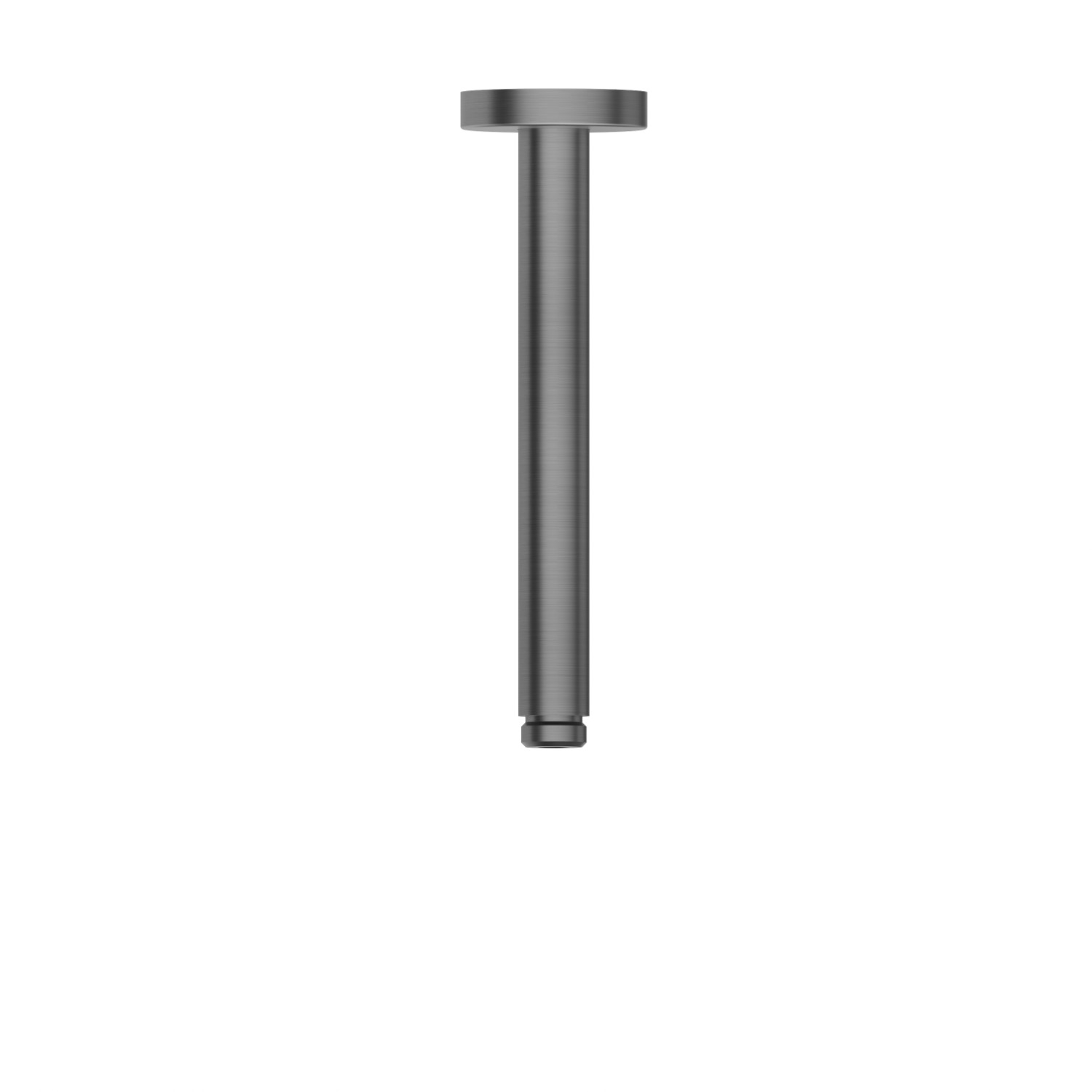  Braccio soffione a soffitto, in acciaio inox. - finitura PVD Brushed Gun Metal