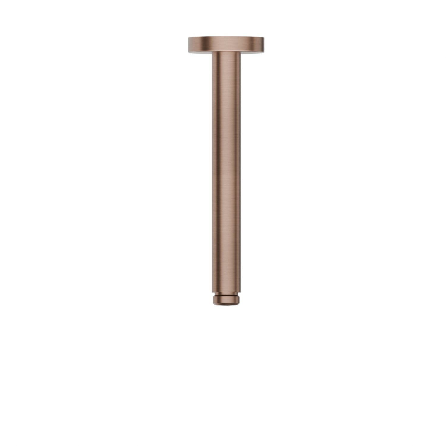  Braccio soffione a soffitto, in acciaio inox. - finitura PVD Brushed Copper Bronze