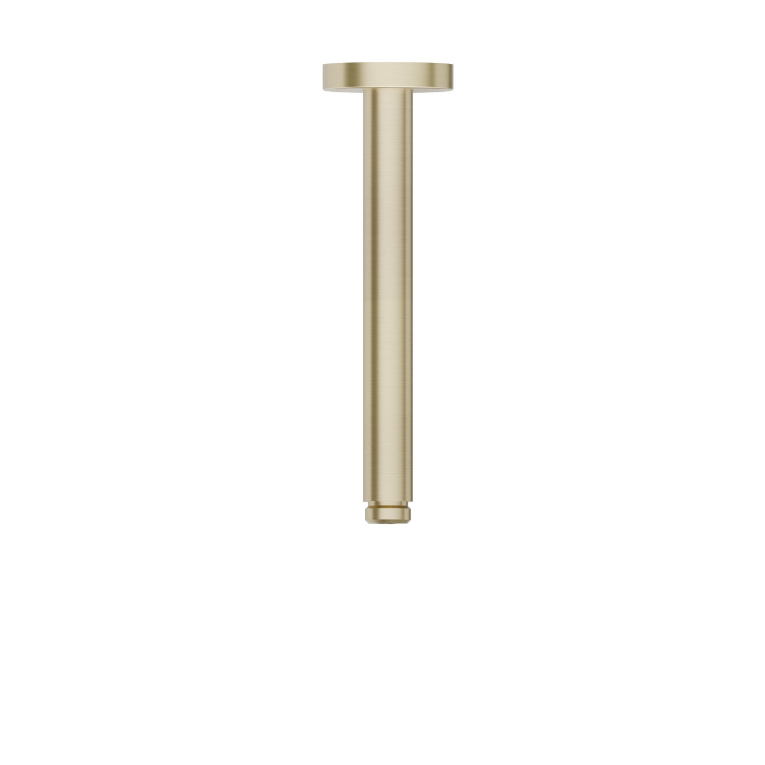 Bras ciel de pluie au plafond, en acier inox - finition PVD Brushed Pale Gold