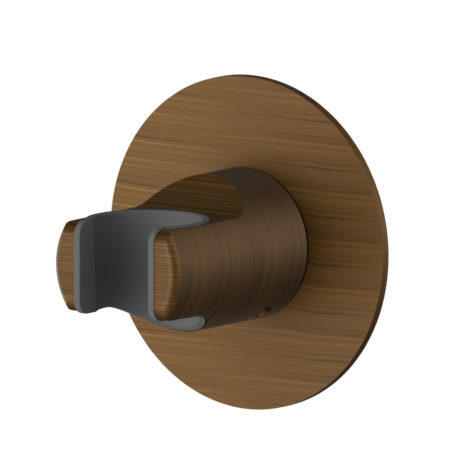 Supporto fisso a parete. - finitura Groove Bronze