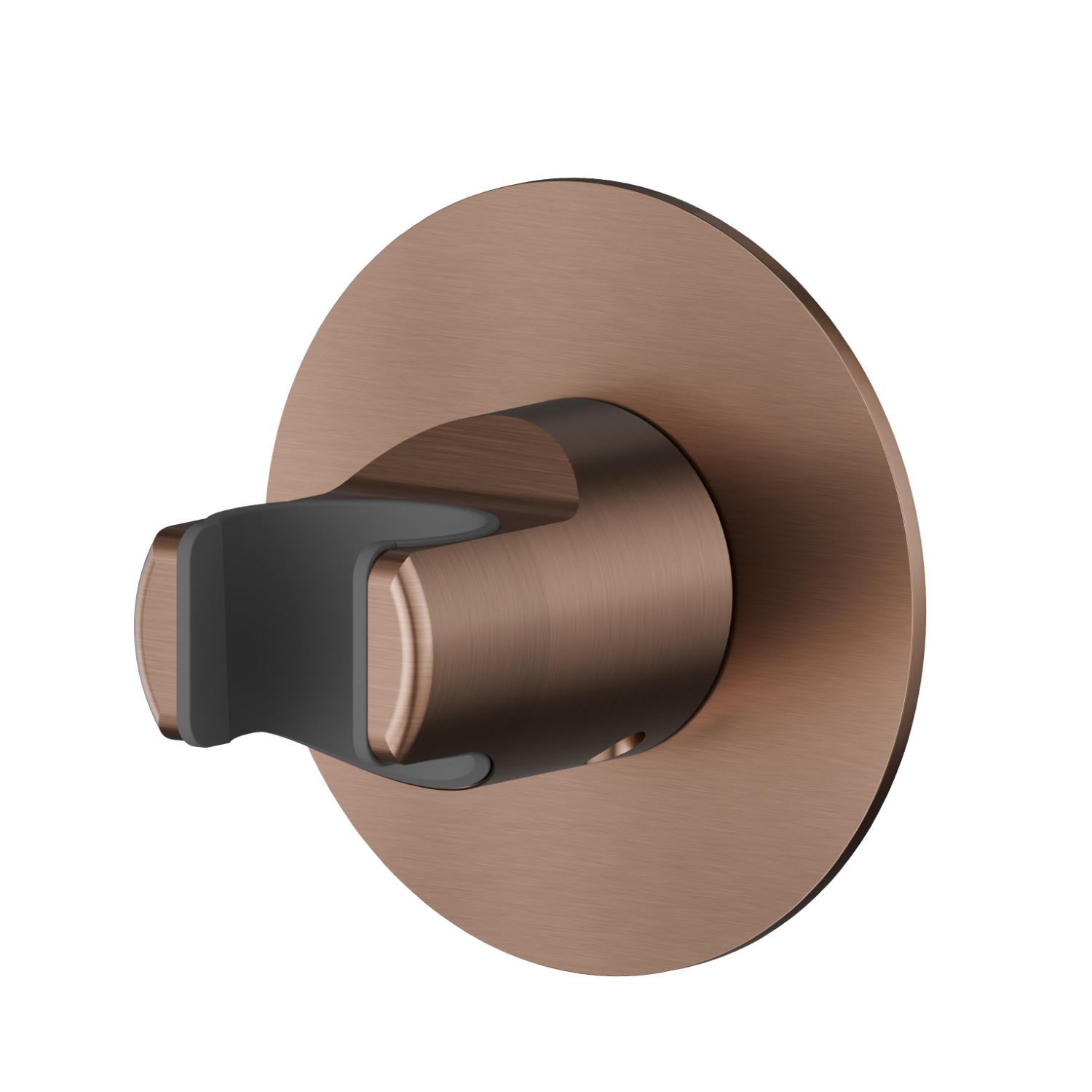 Supporto fisso a parete. - finitura PVD Brushed Copper Bronze