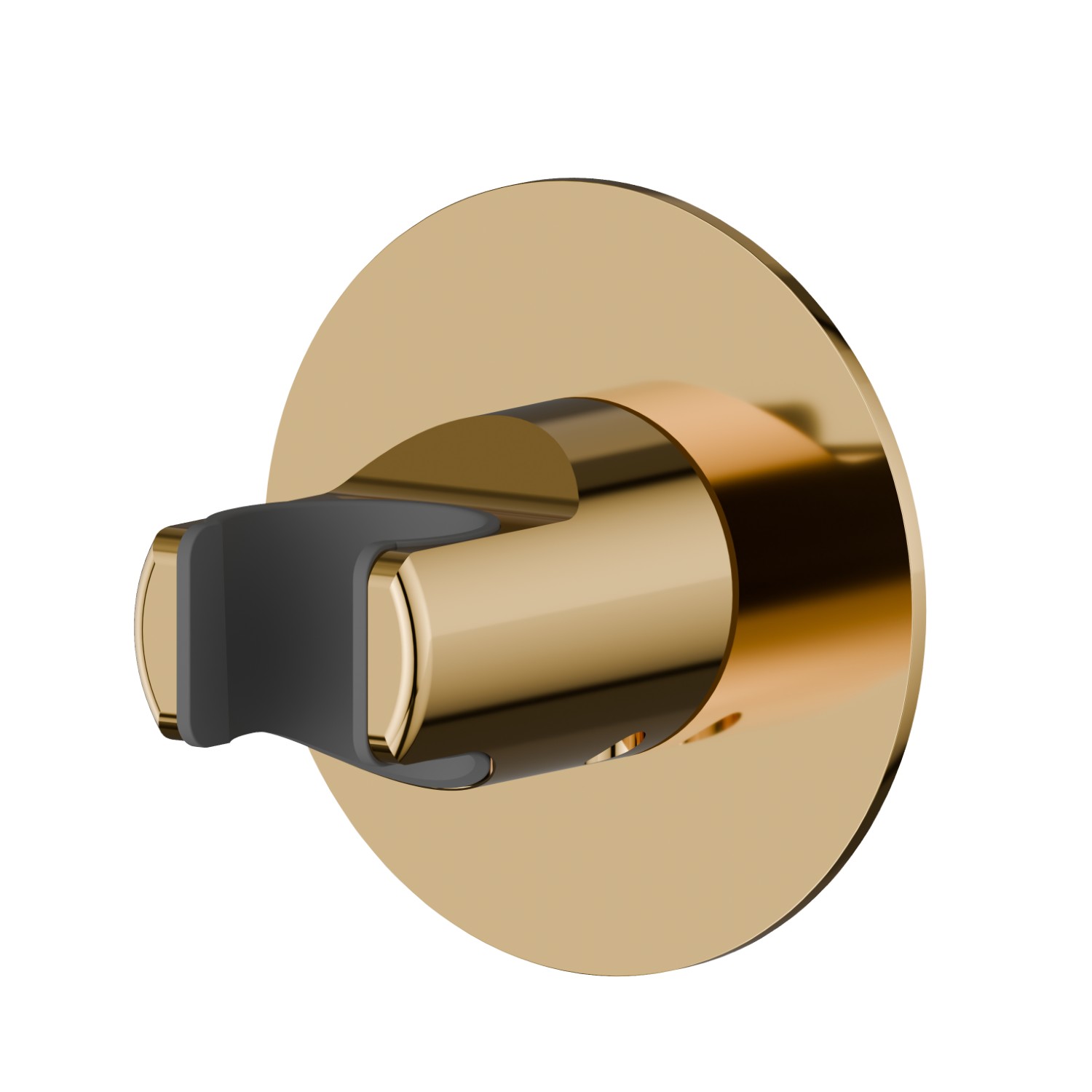 Supporto fisso a parete. - finitura PVD Glossy Gold