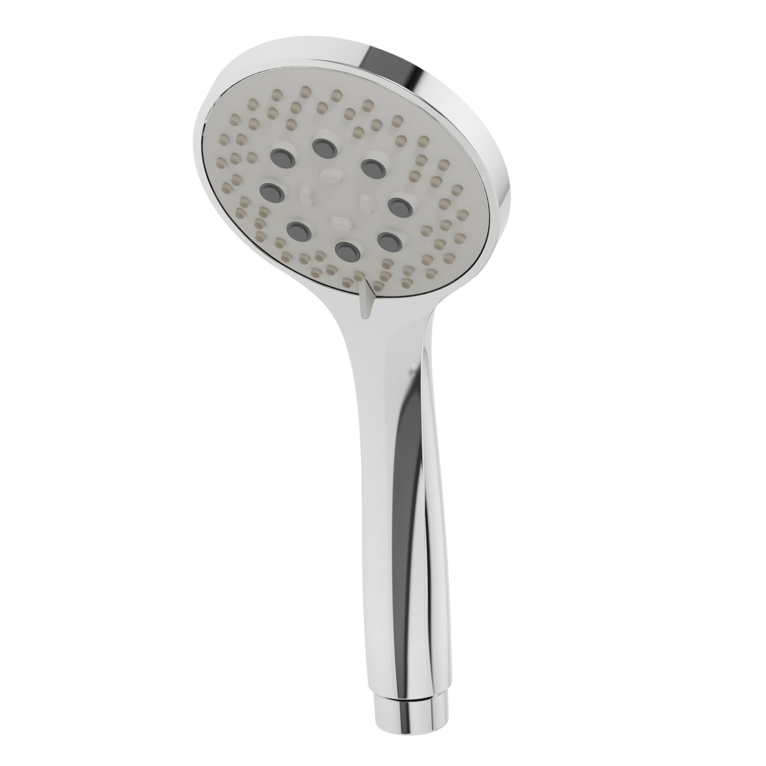 Doccetta in ABS a 3 getti. - finitura Cromo