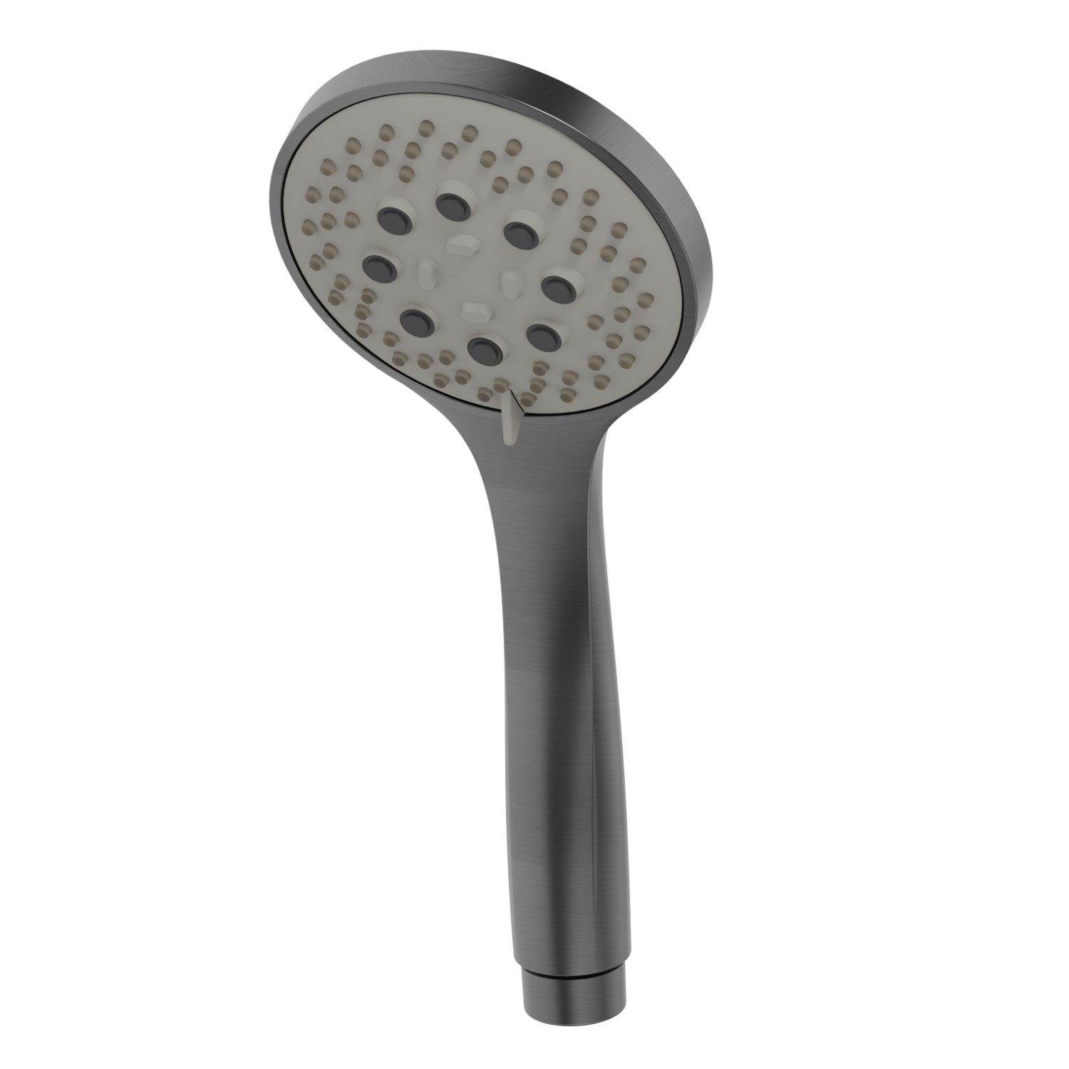 Doccetta in ABS a 3 getti. - finitura PVD Brushed Gun Metal