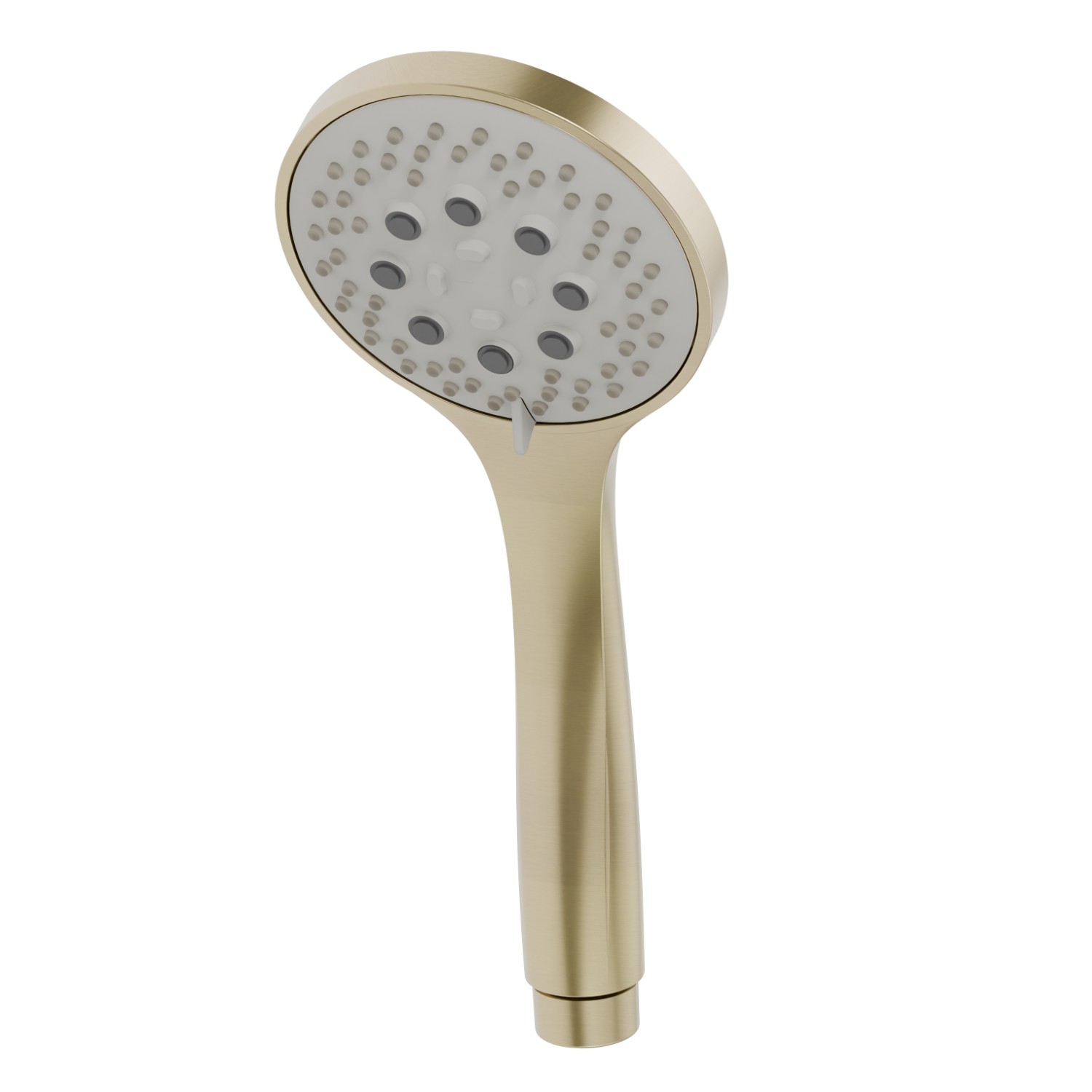Doccetta in ABS a 3 getti. - finitura PVD Brushed Pale Gold