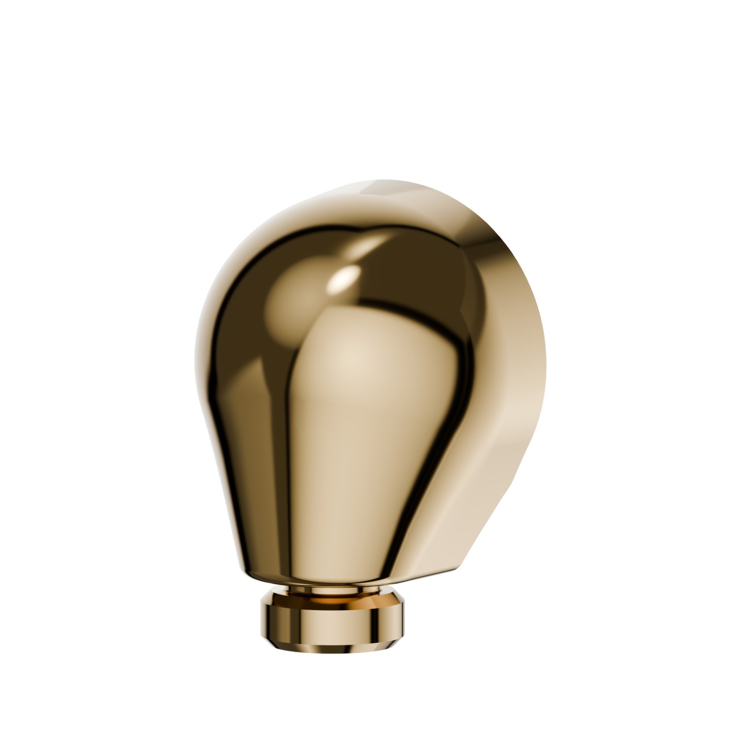 Wall union - finish PVD Glossy Gold