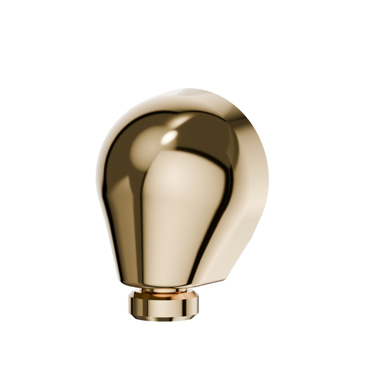 Wall union - finish Gold