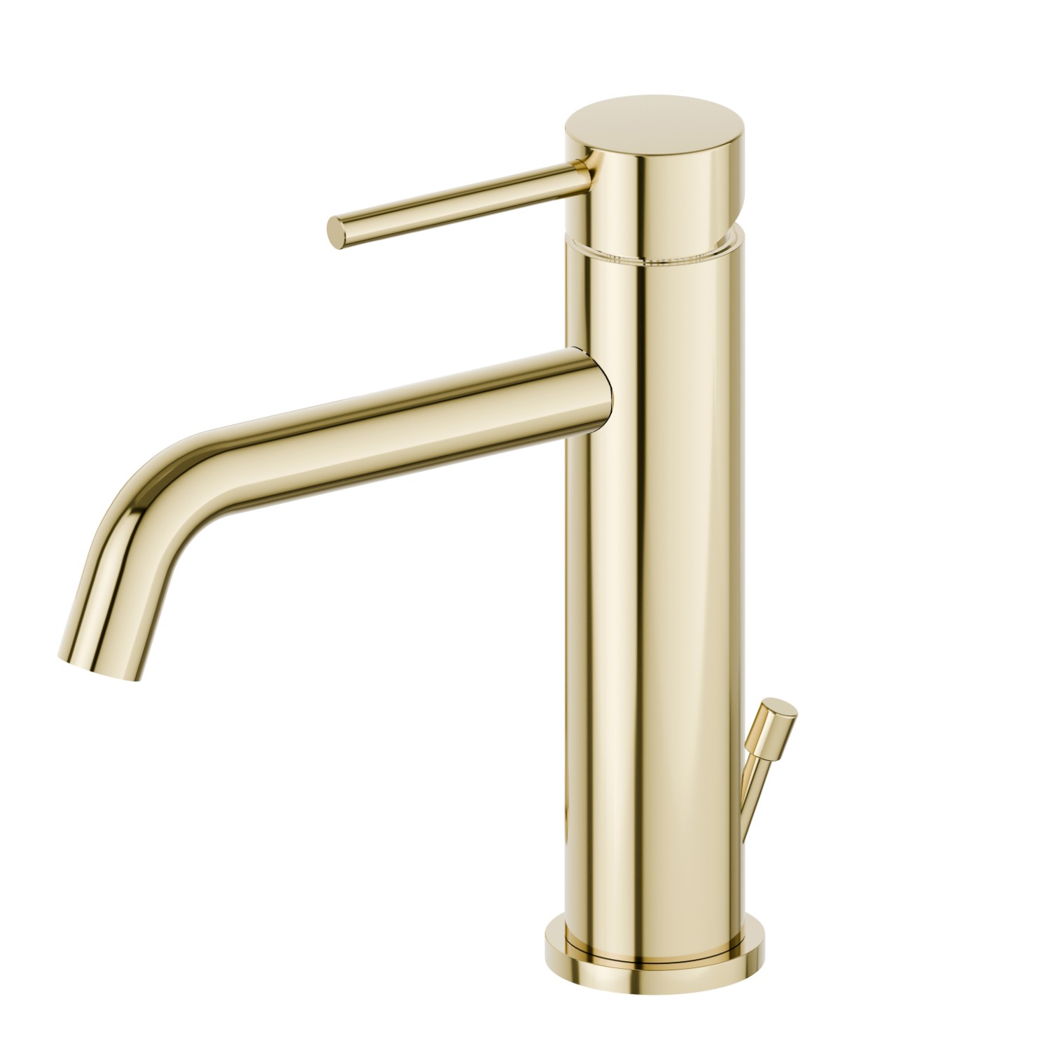 Mitigeur lavabo - finition PVD Glossy Gold