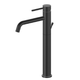 Mitigeur lavabo pour vasque à poser. Version haute - finition Matt Black