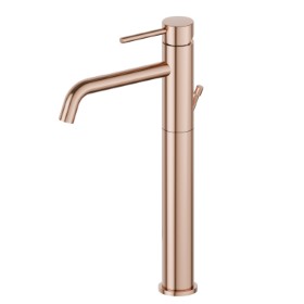 Single lever basin mixer, high version, for above counter basin - finish PVD Copper Bronze