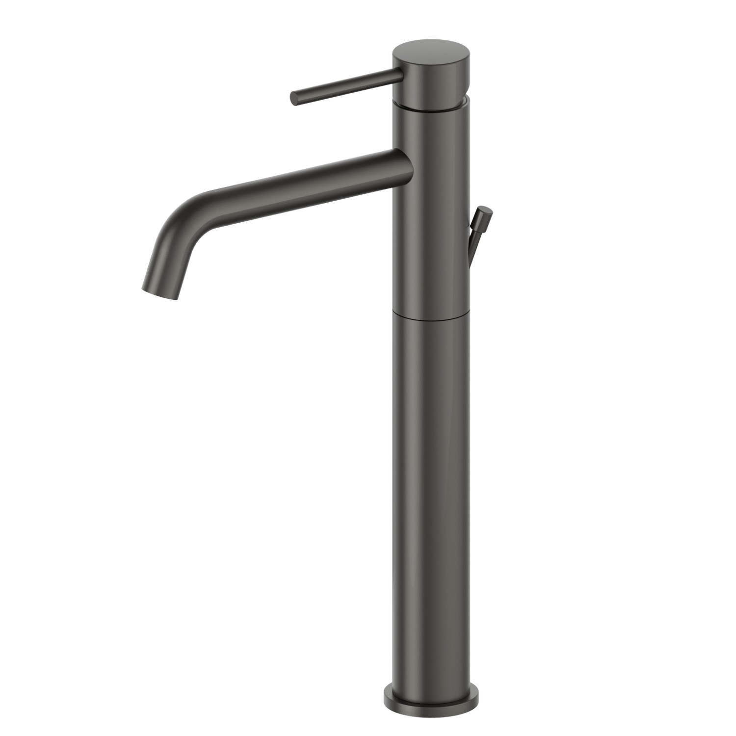 Mitigeur lavabo pour vasque à poser. Version haute - finition Carbon Satin