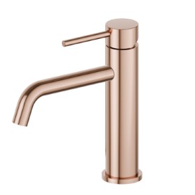 Single lever basin mixer - finish PVD Copper Bronze