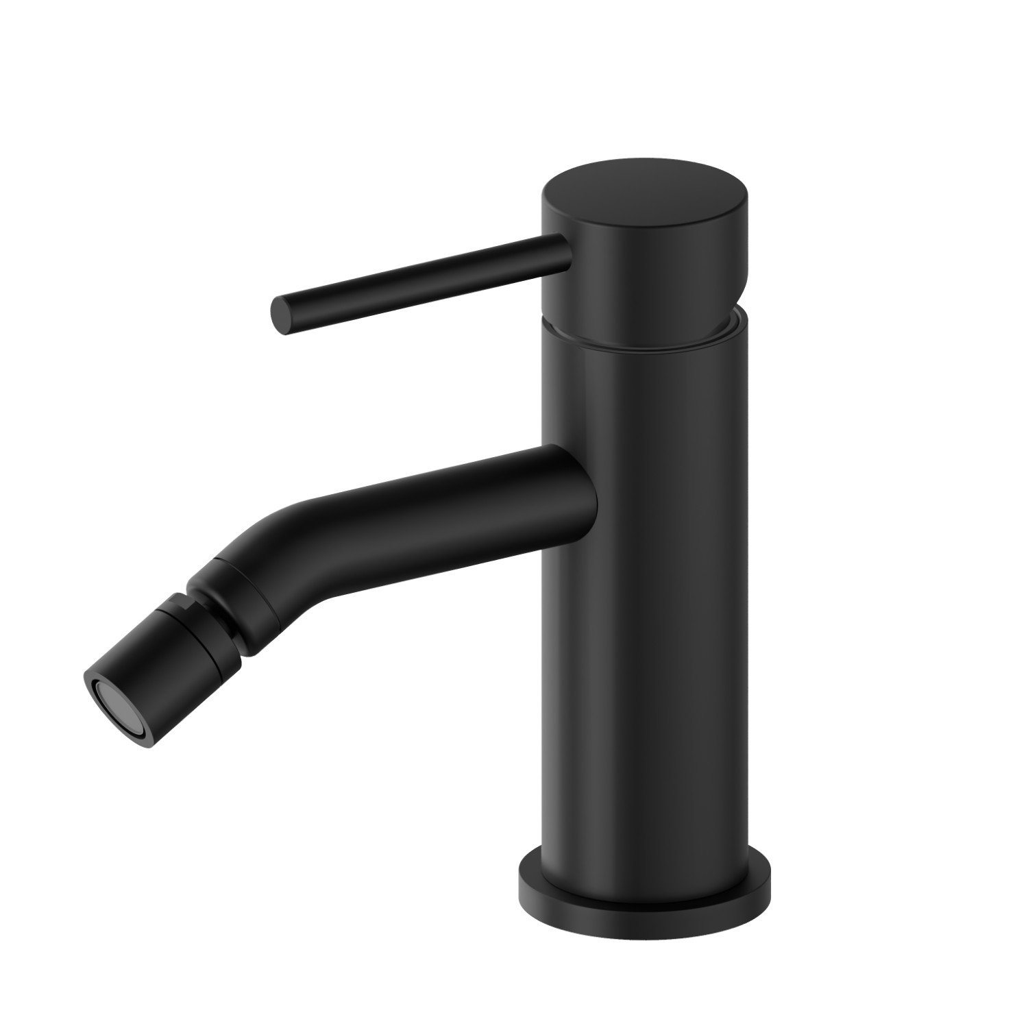 Single lever bidet mixer - finish Matt Black