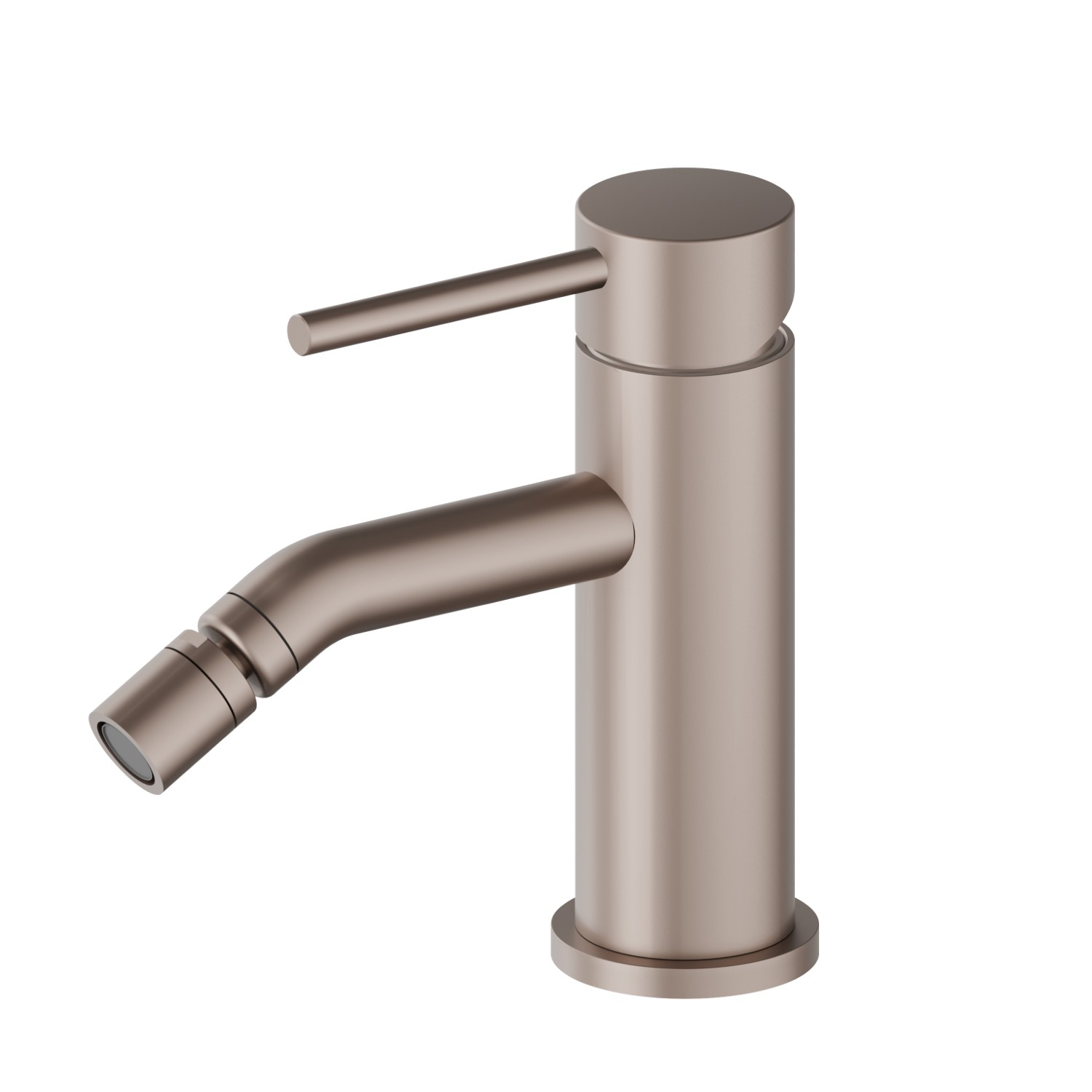 Single lever bidet mixer - finish Copper Glossy