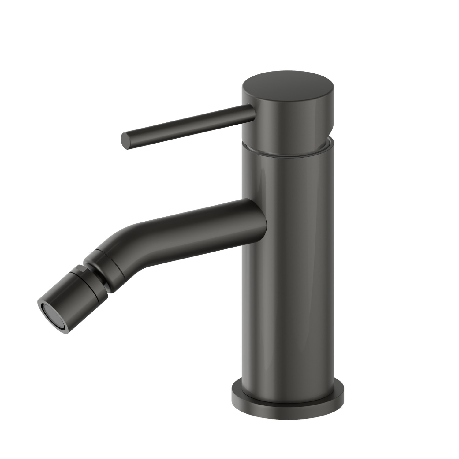 Single lever bidet mixer - finish Carbon Satin