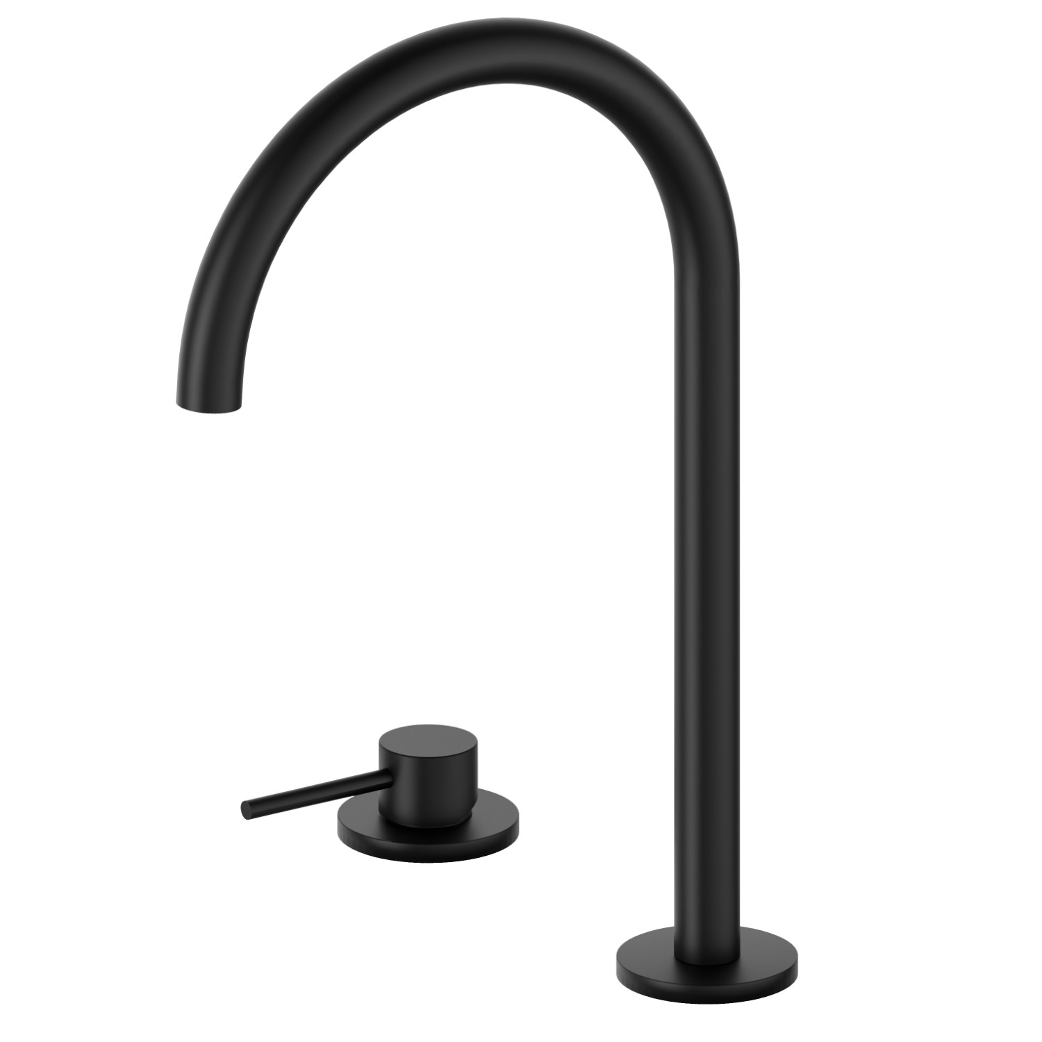 2-hole basin mixer - finish Matt Black