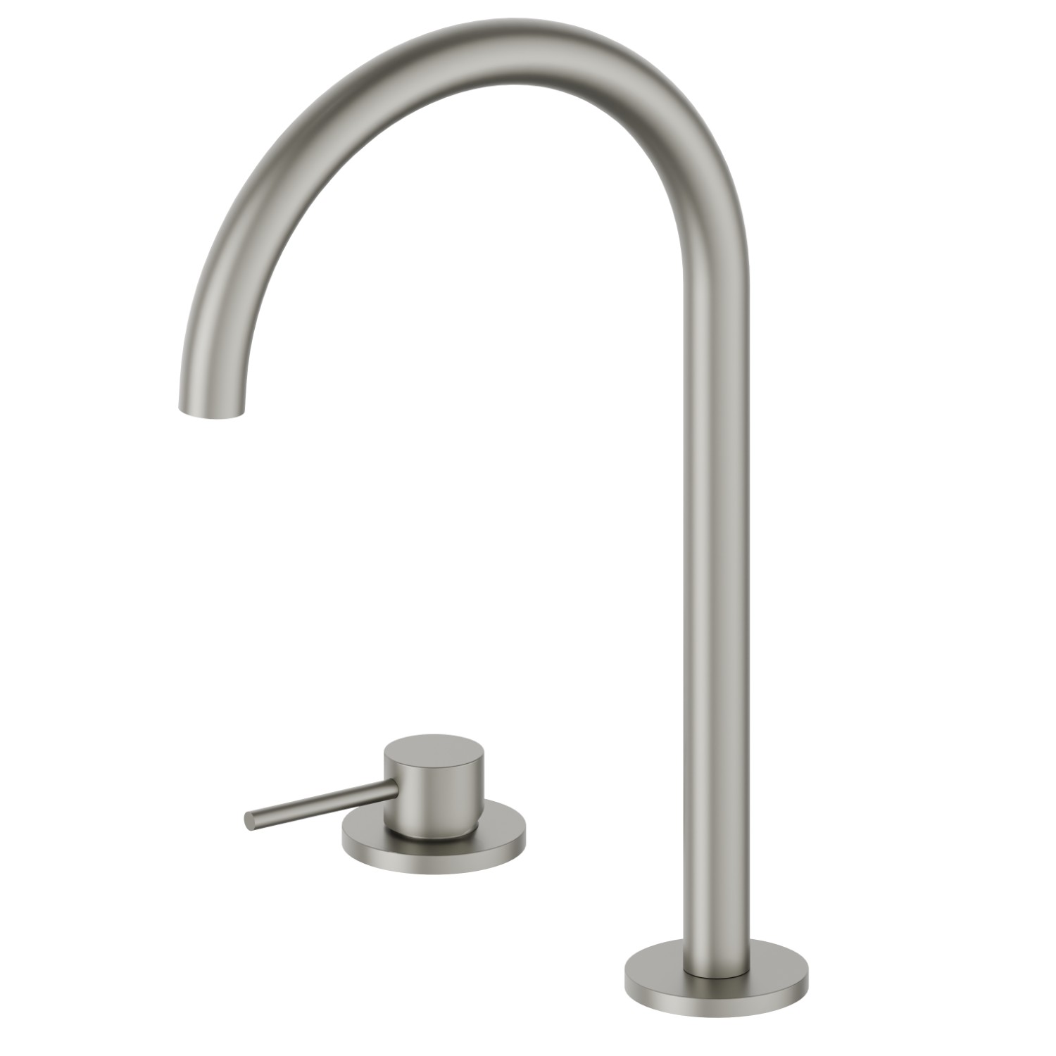 2-hole basin mixer - finish Titanium Satin