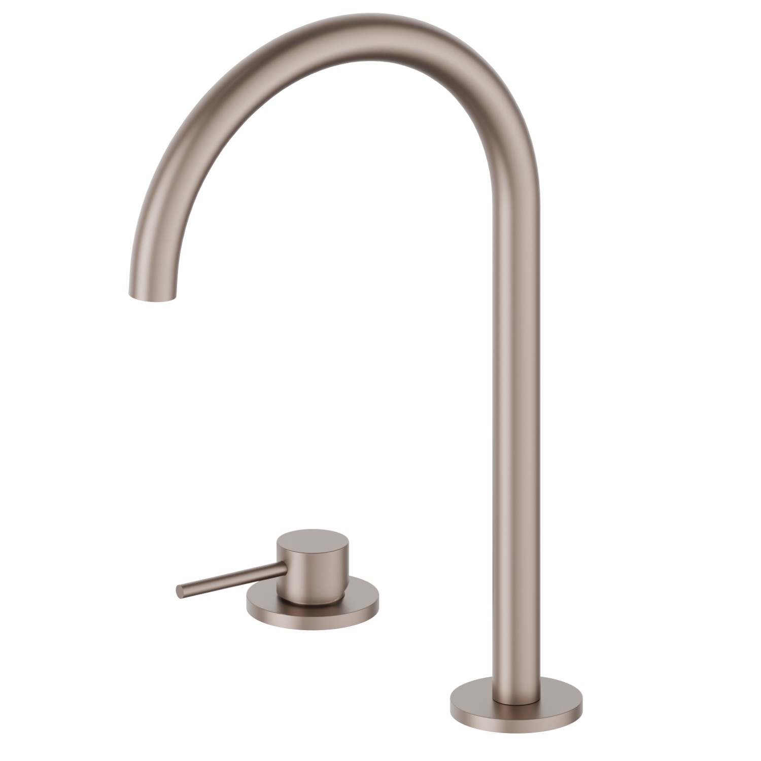 2-hole basin mixer - finish Copper Glossy