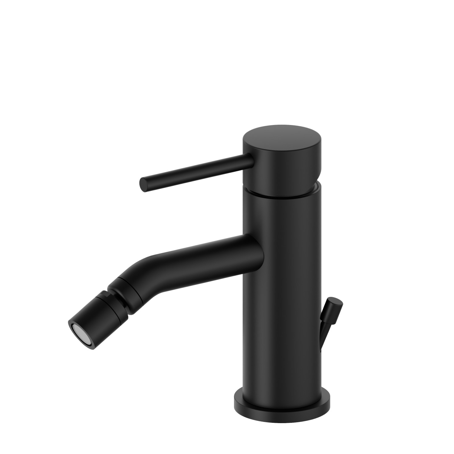 Single lever bidet mixer - finish Matt Black
