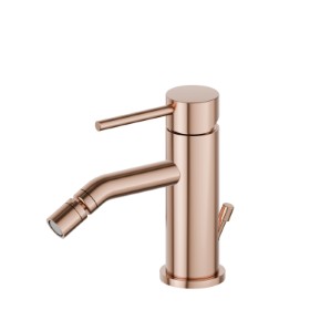 Single lever bidet mixer - finish PVD Copper Bronze