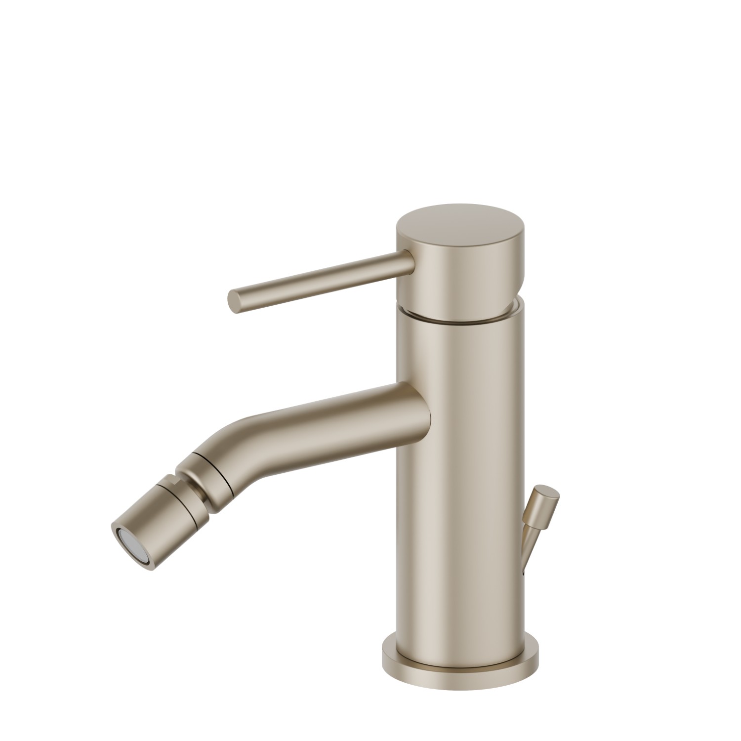 Single lever bidet mixer - finish Gold Satin