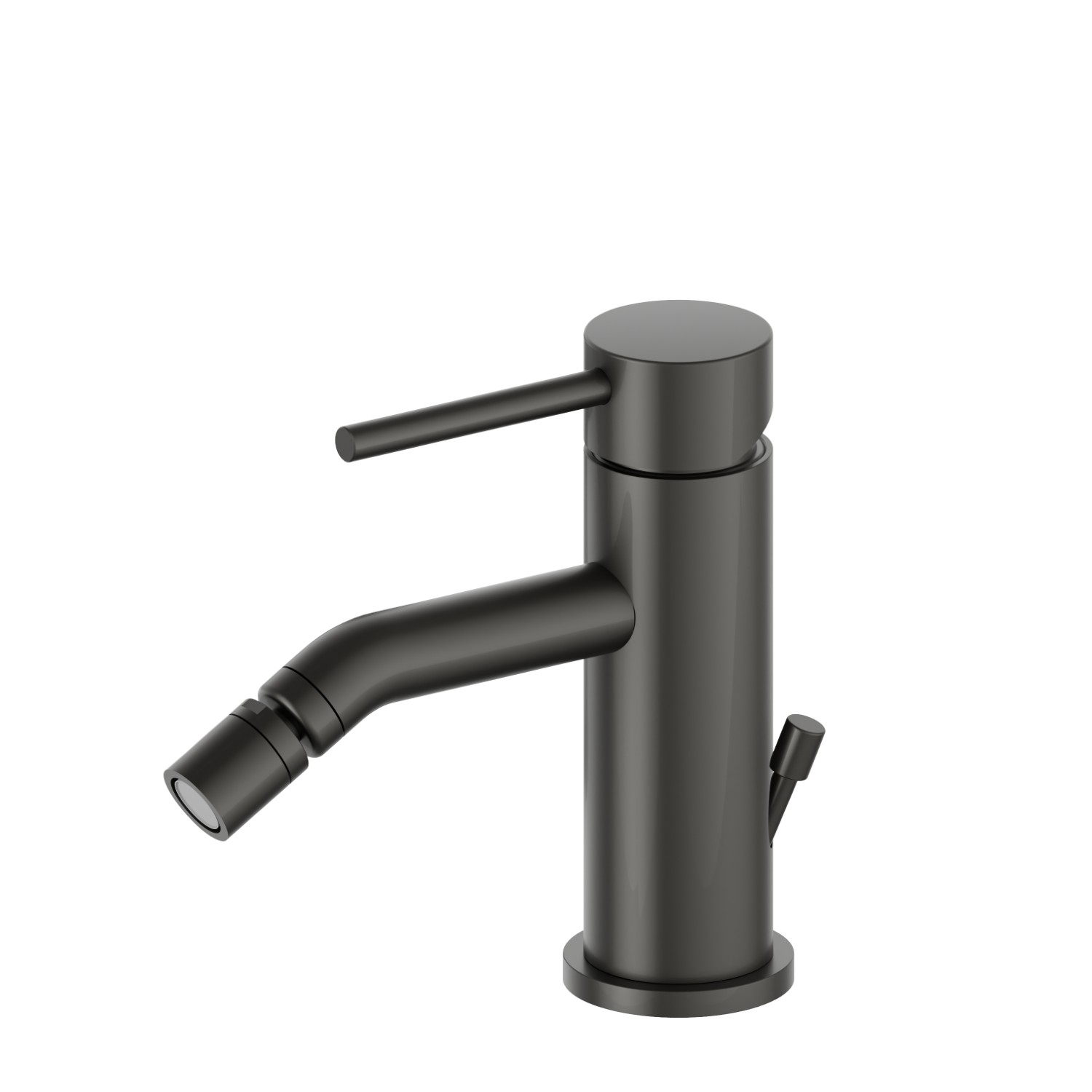 Single lever bidet mixer - finish Carbon Satin