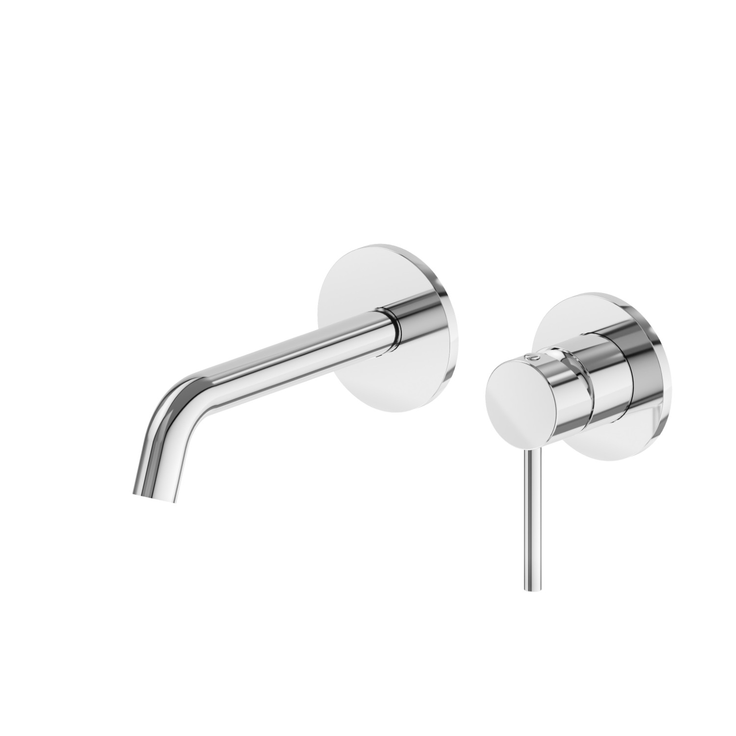 mitigeurs lavabo mural avec boite d’encastrement - finition Chrome