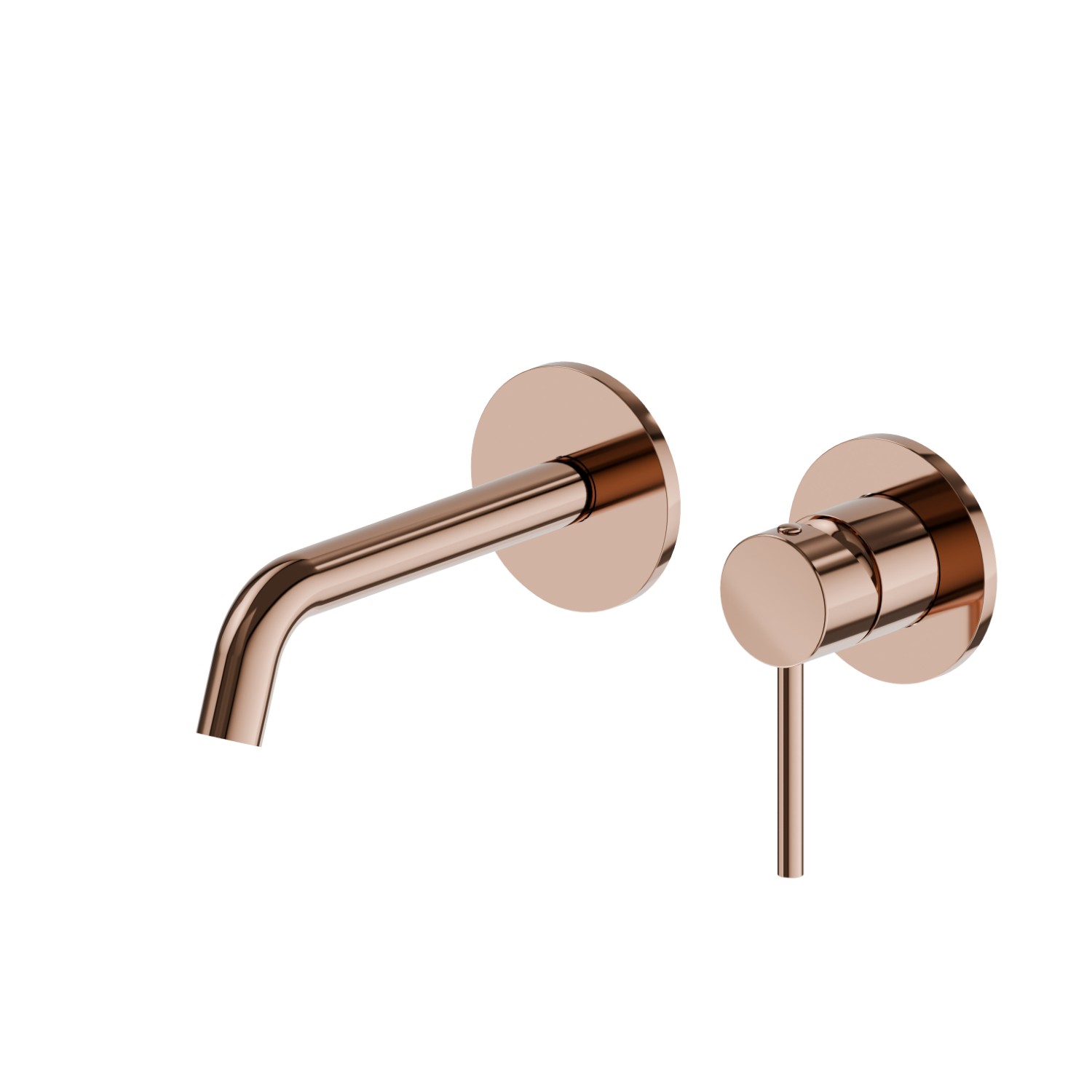 Single lever wall mixer group - finish PVD Copper Bronze