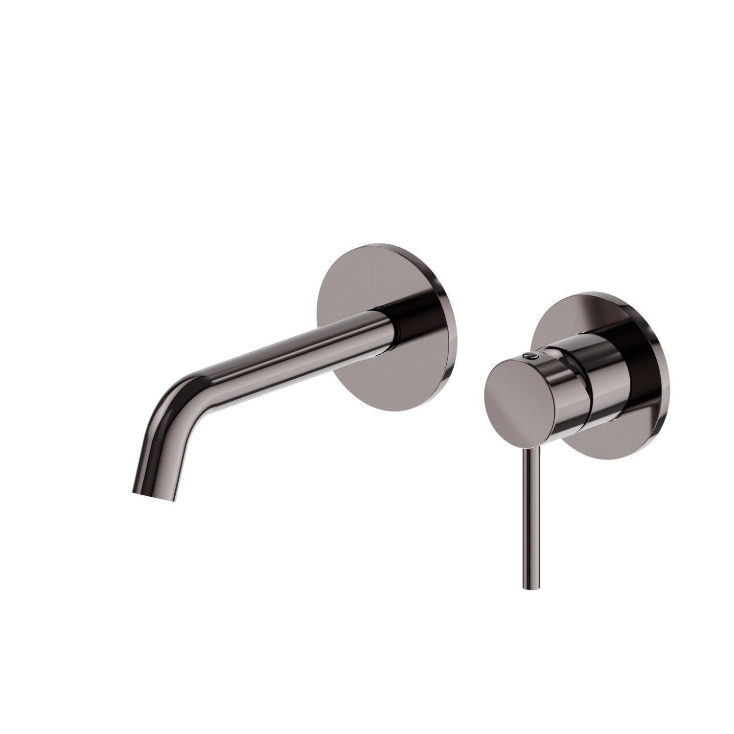 Single lever wall mixer group - finish PVD Gun Metal