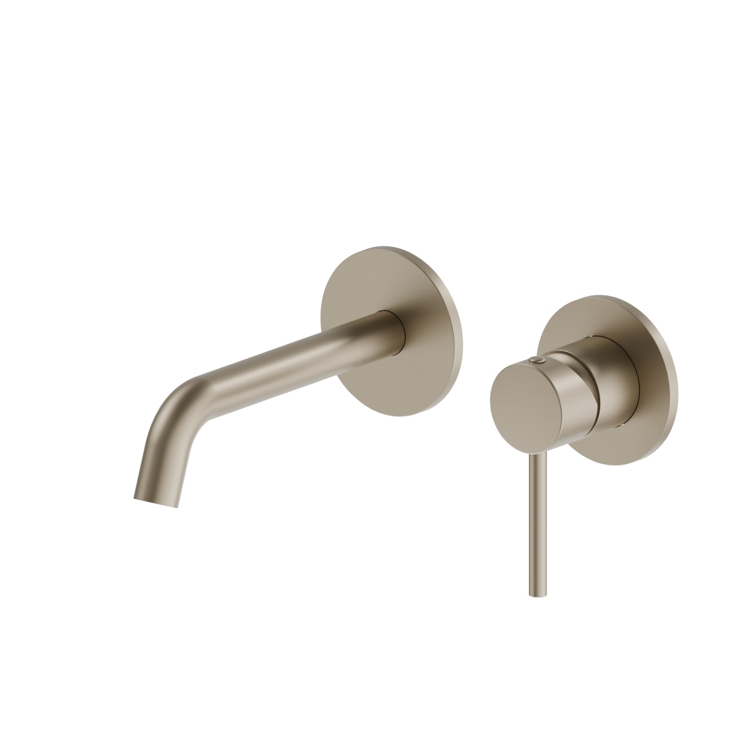 Single lever wall mixer group - finish Gold Satin
