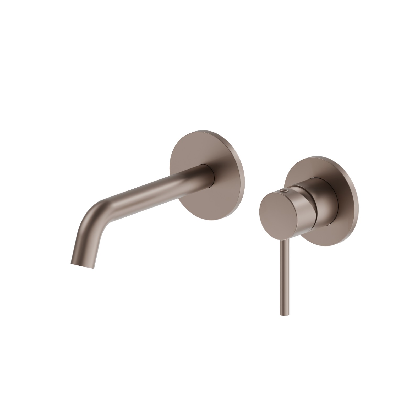Single lever wall mixer group - finish Copper Glossy