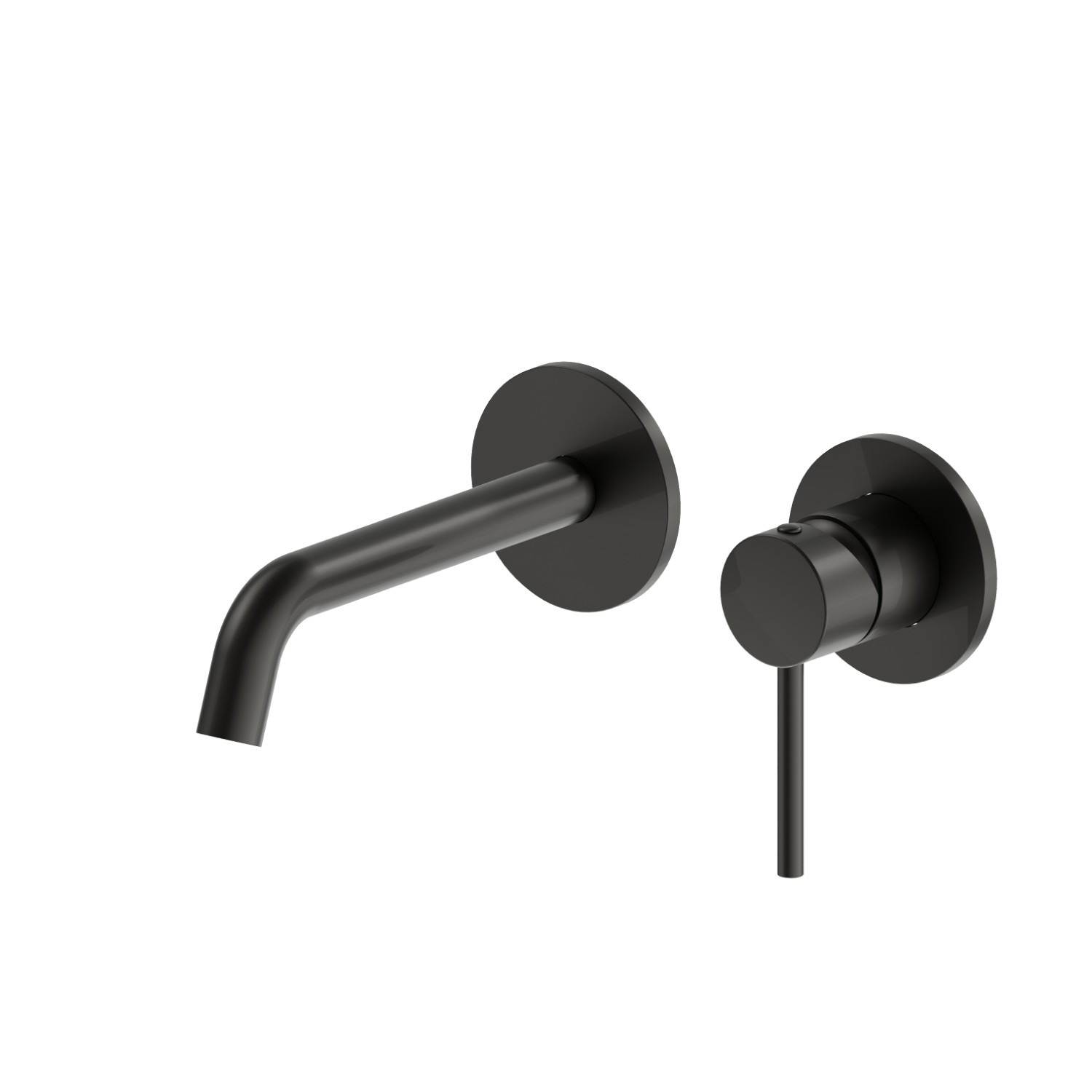 Single lever wall mixer group - finish Carbon Satin