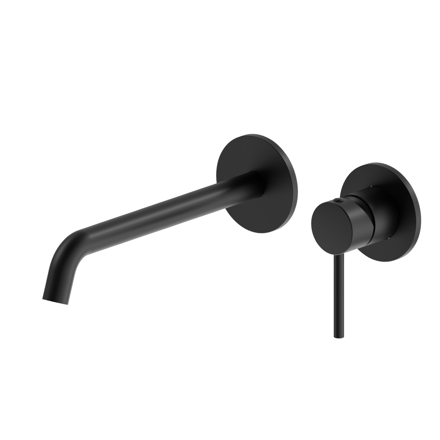 Mitigeurs lavabo mural avec boite d’encastrement - finition Matt Black