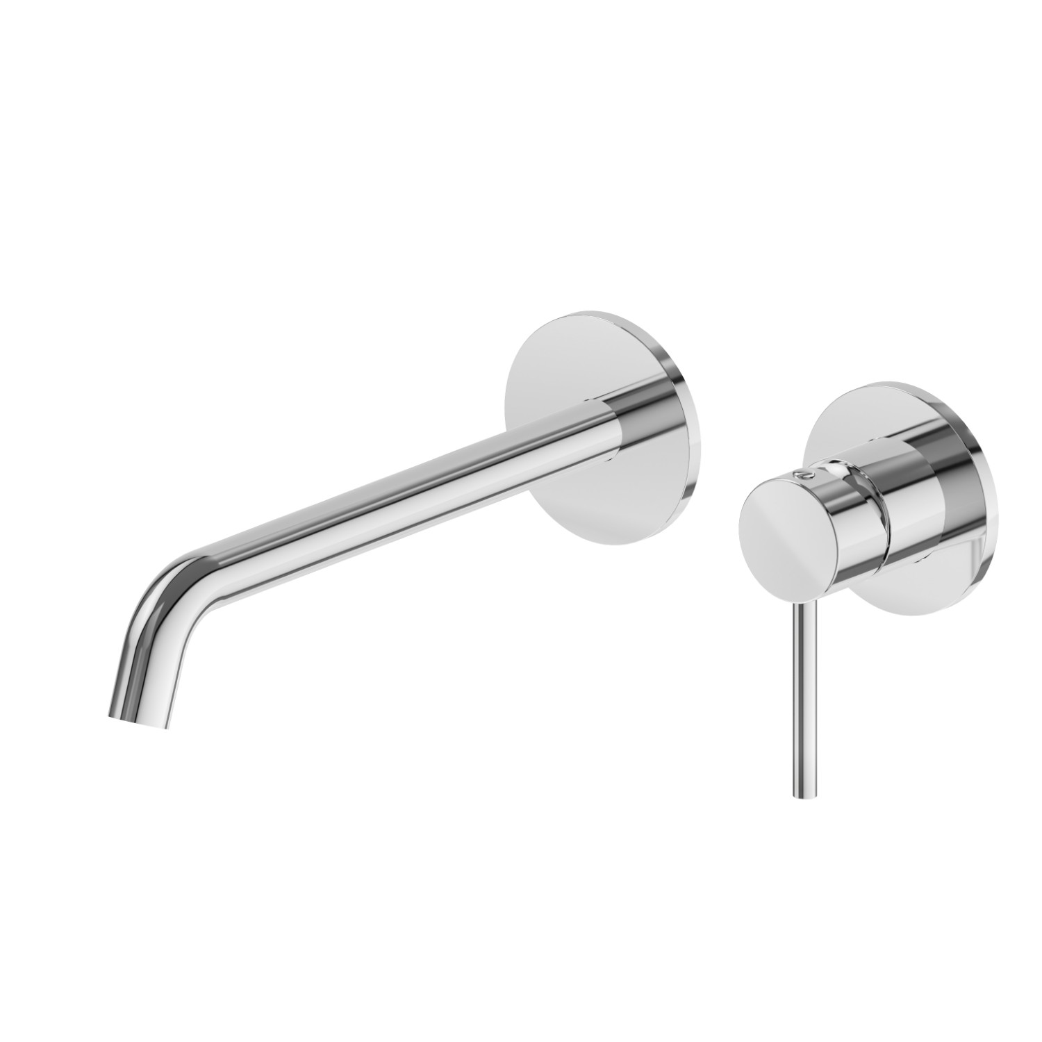 Single lever wall mixer group - finish Chrome