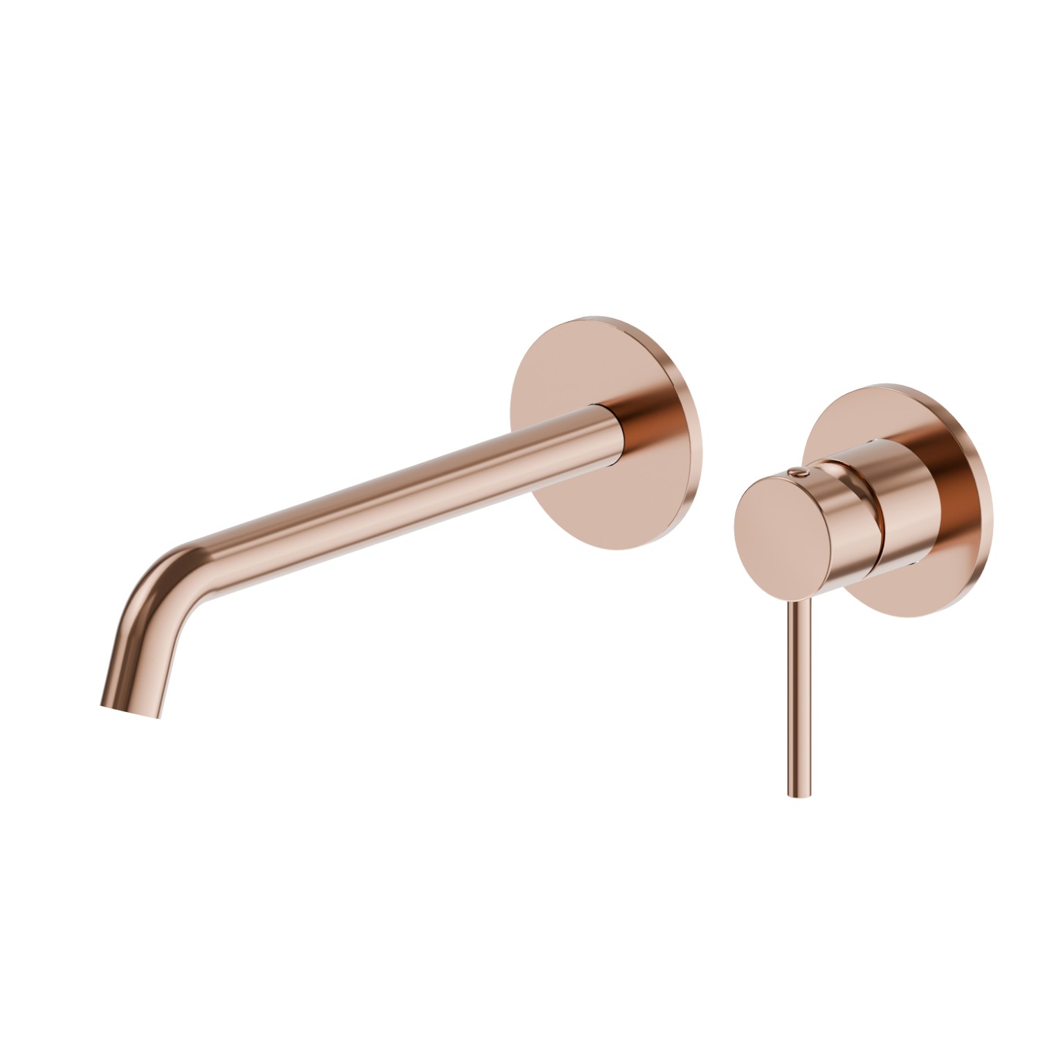 Single lever wall mixer group - finish PVD Copper Bronze