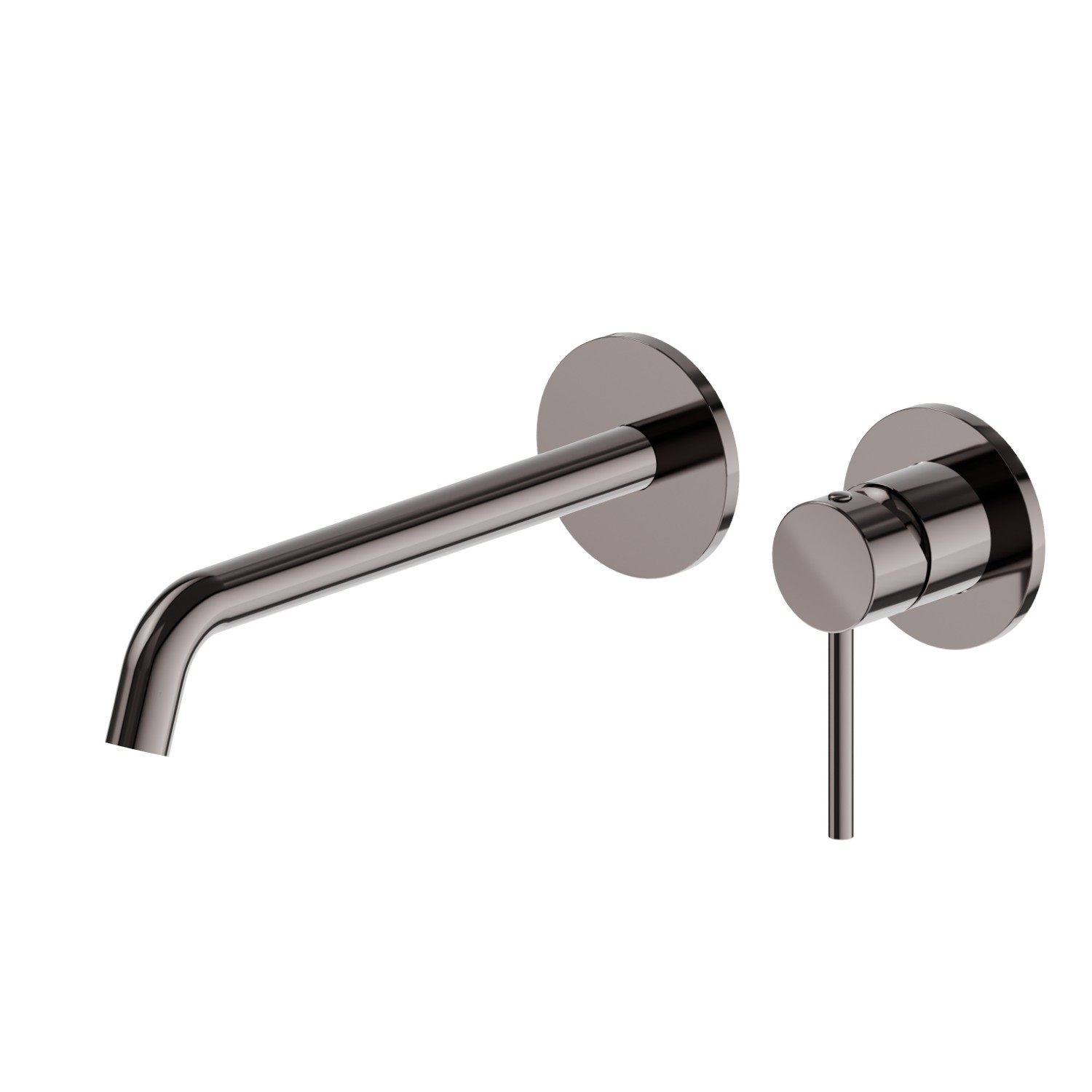 Single lever wall mixer group - finish PVD Gun Metal