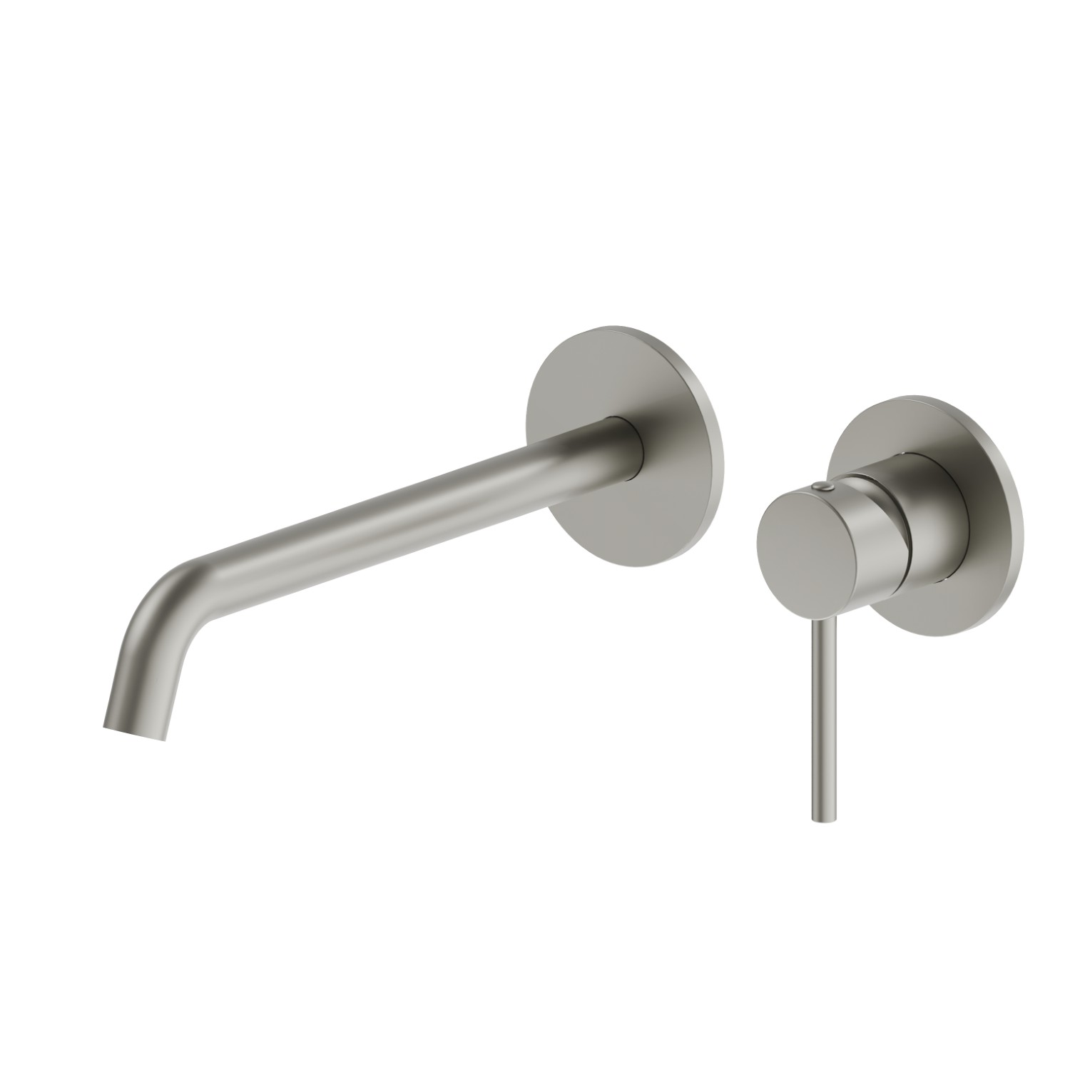 Single lever wall mixer group - finish Titanium Satin