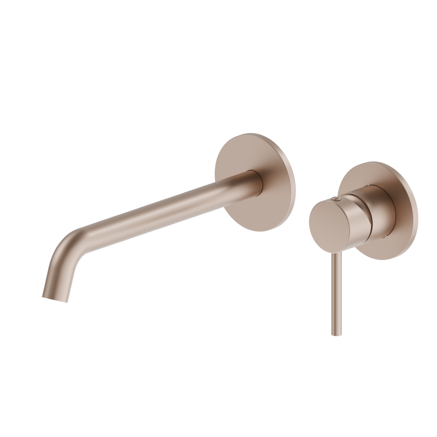 Single lever wall mixer group - finish Copper Satin