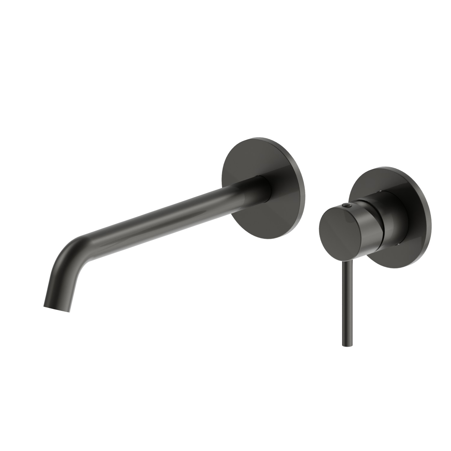 Single lever wall mixer group - finish Carbon Satin