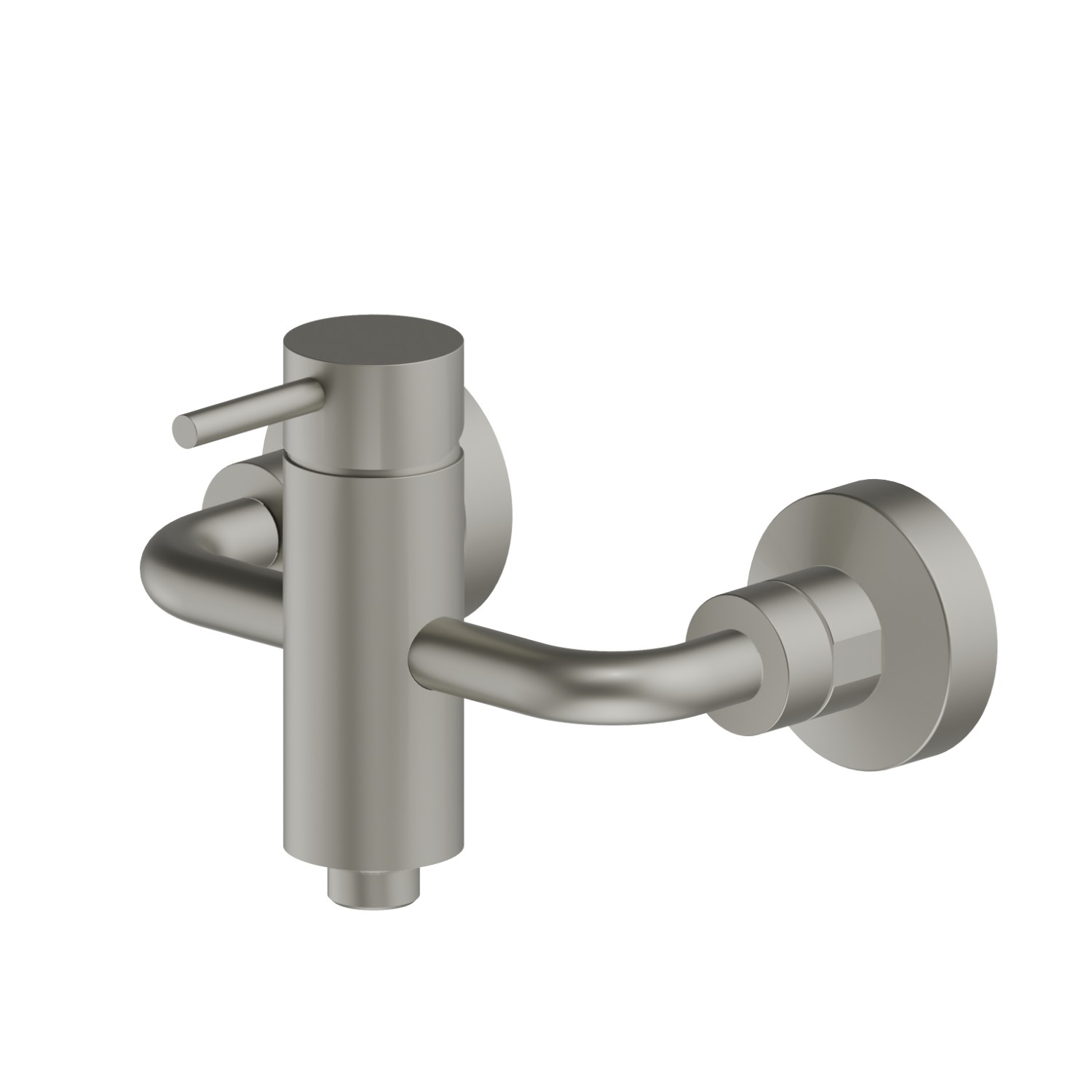 Single lever exposed shower mixer - finish Titanium Satin