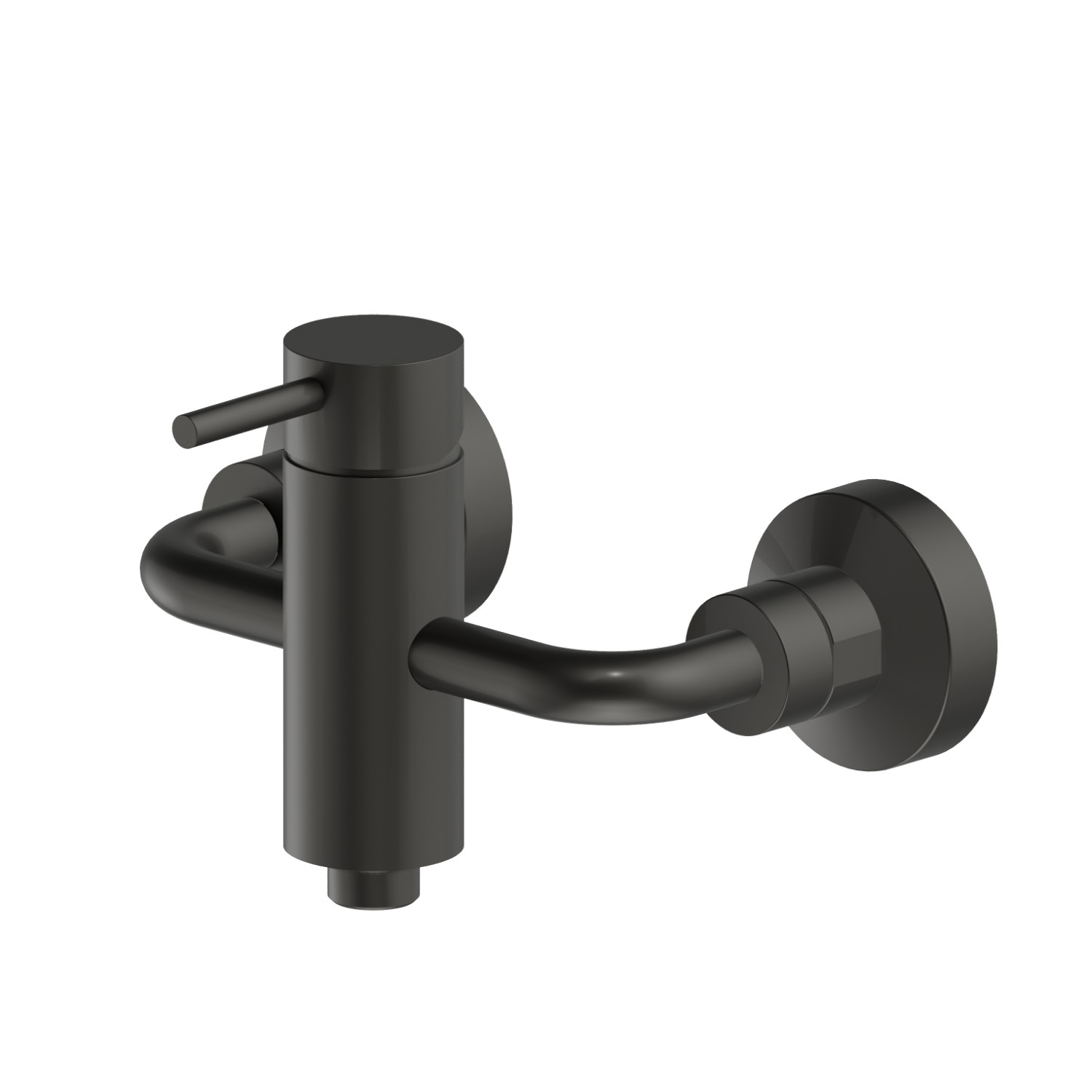 Single lever exposed shower mixer - finish Carbon Satin